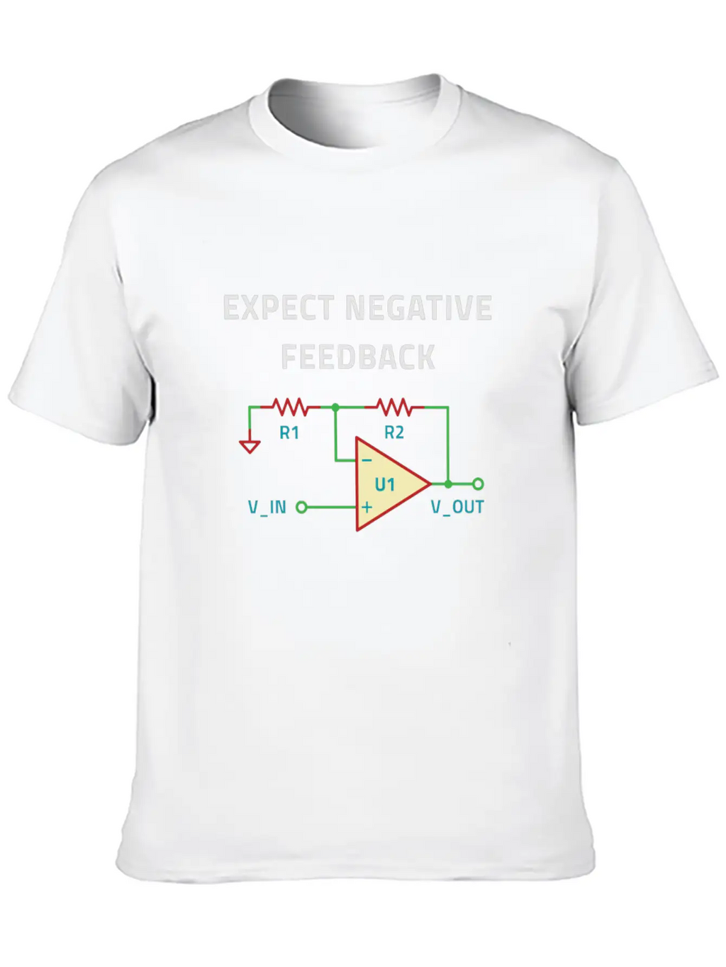Electrical Engineer Negative Feedback Breathable Soft Cotton T-Shirt – Timeless Casual Look