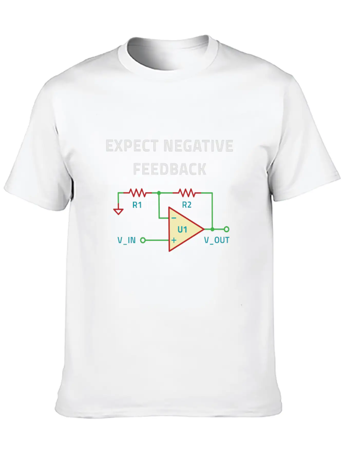 Electrical Engineer Negative Feedback Breathable Soft Cotton T-Shirt – Timeless Casual Look