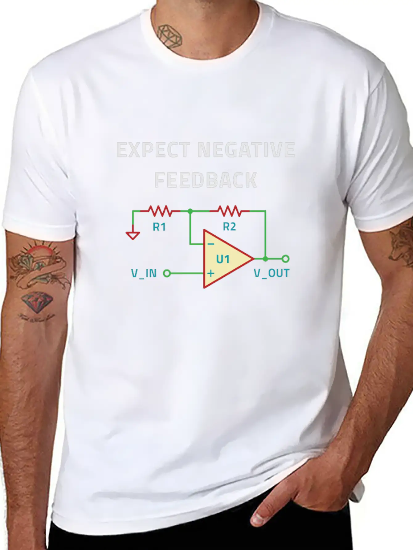 Electrical Engineer Negative Feedback Breathable Soft Cotton T-Shirt – Timeless Casual Look
