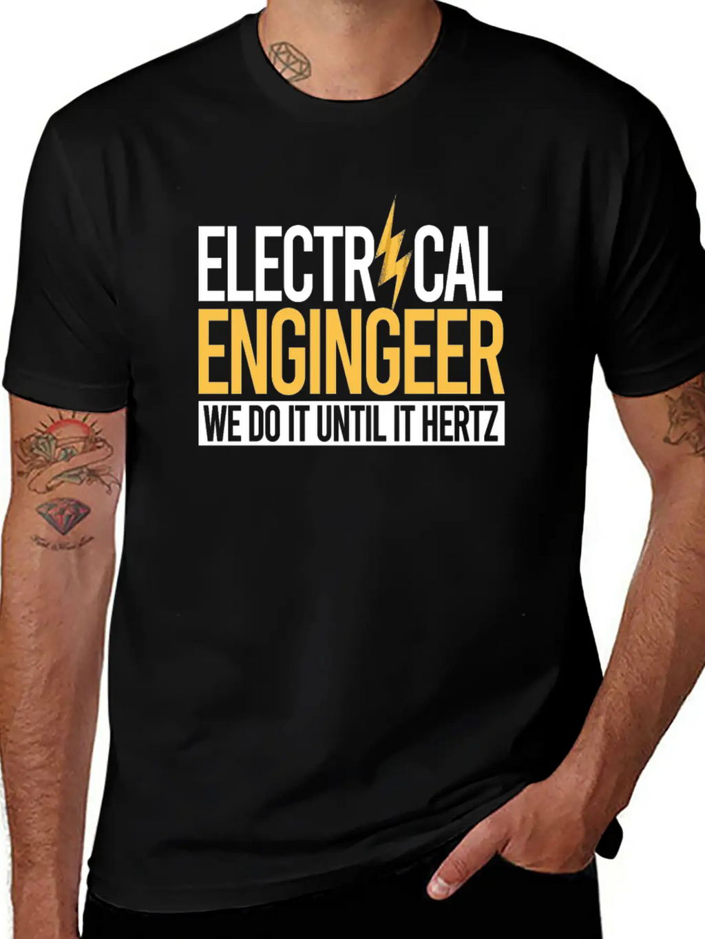 Electrical Engineer We Do It Essential Unisex Summer Tee – Soft Cotton Casual Fit