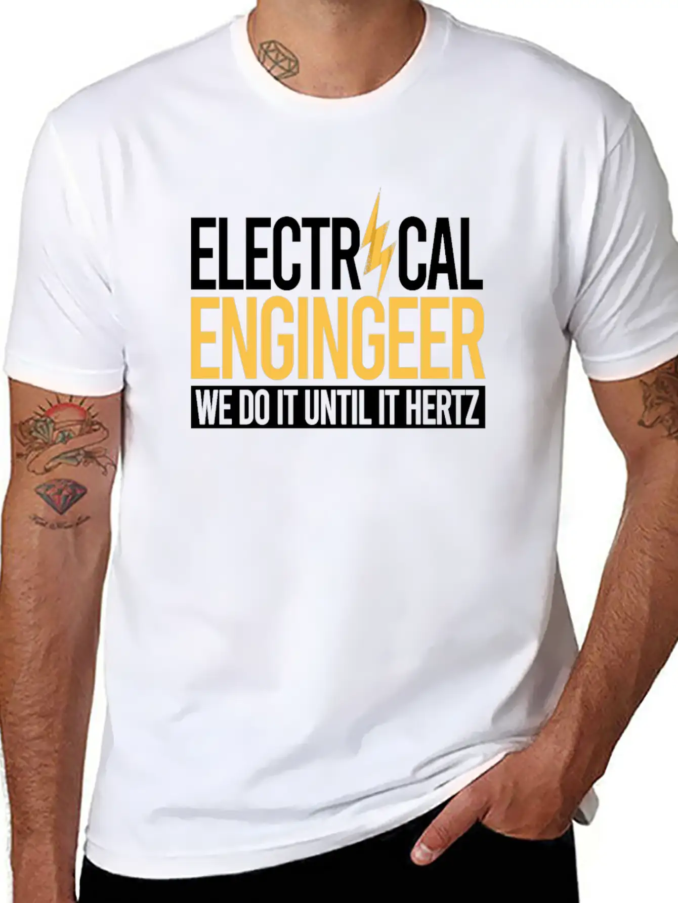 Electrical Engineer We Do It Essential Unisex Summer Tee – Soft Cotton Casual Fit