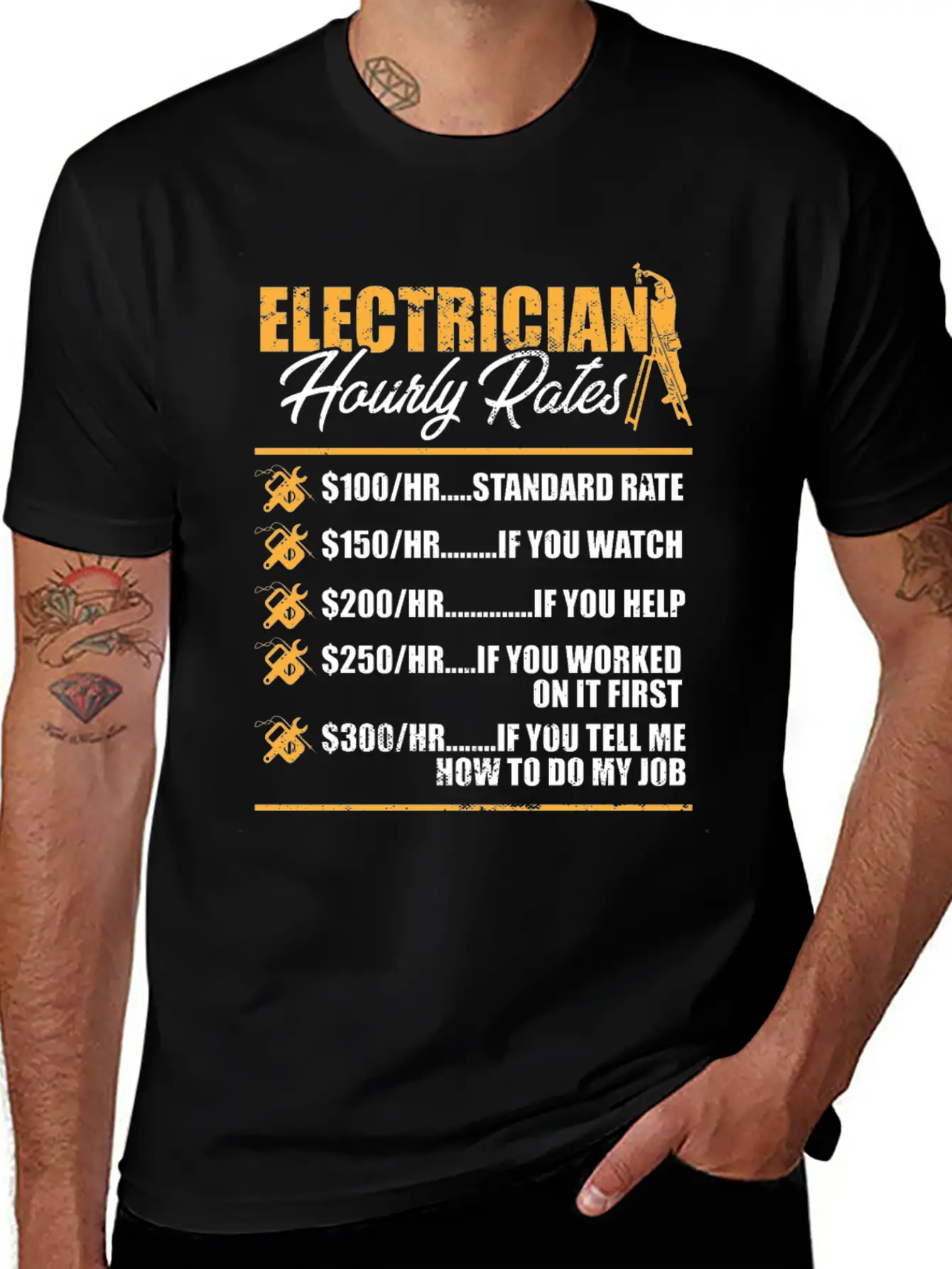 Electrician I Electrical Worker I Electrician Unisex Casual T-Shirt – Clean Design For Daily Comfort