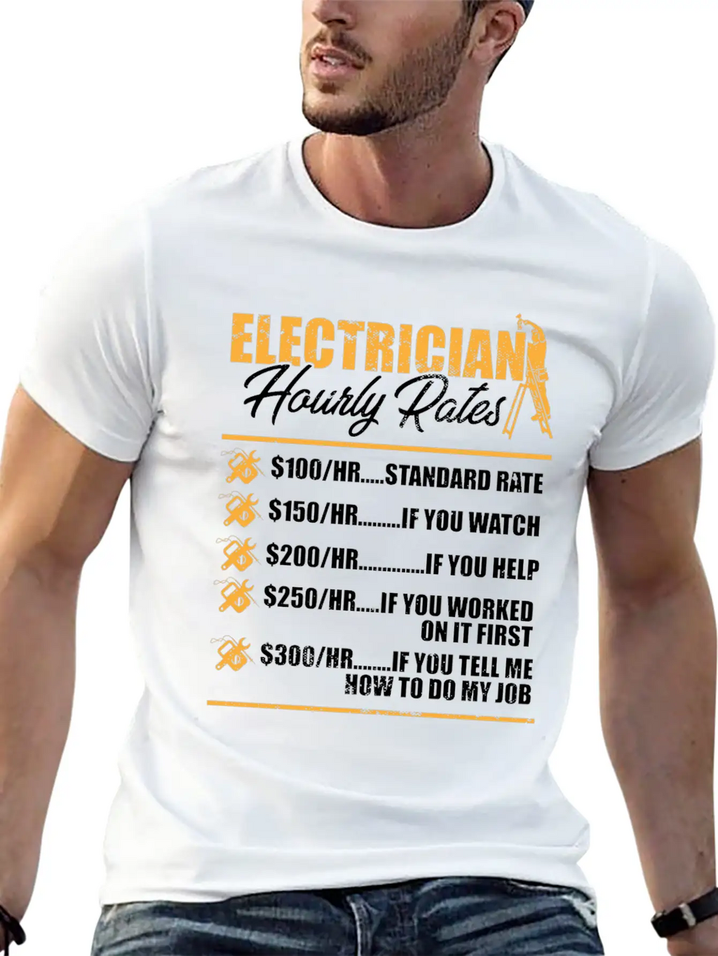 Electrician I Electrical Worker I Electrician Unisex Casual T-Shirt – Clean Design For Daily Comfort