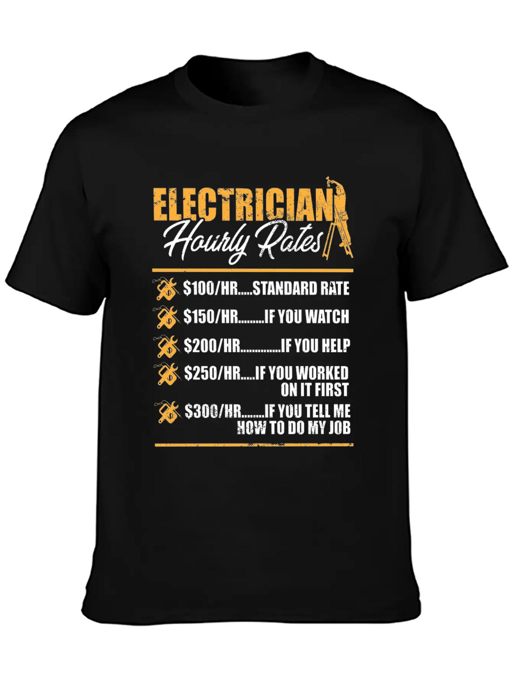 Electrician I Electrical Worker I Electrician Unisex Casual T-Shirt – Clean Design For Daily Comfort