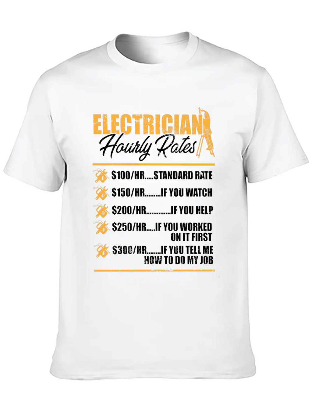 Electrician I Electrical Worker I Electrician Unisex Casual T-Shirt – Clean Design For Daily Comfort