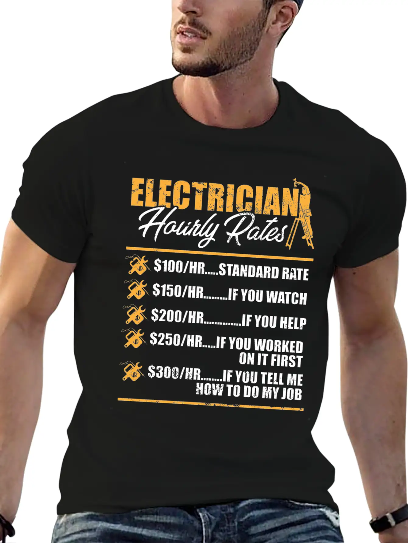 Electrician I Electrical Worker I Electrician Unisex Casual T-Shirt – Clean Design For Daily Comfort