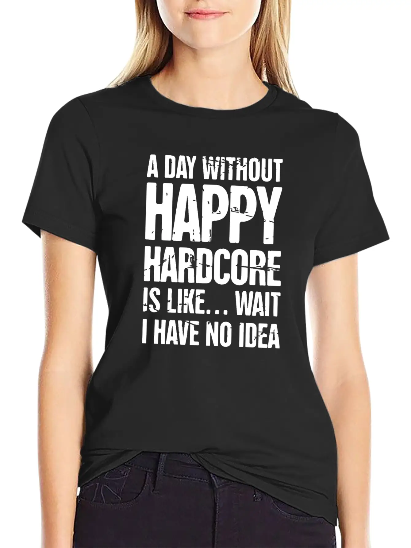 Electronic Music Happy Hardcore EDM Rave Stylish Everyday T-Shirt – Unisex Basic Cotton Tee