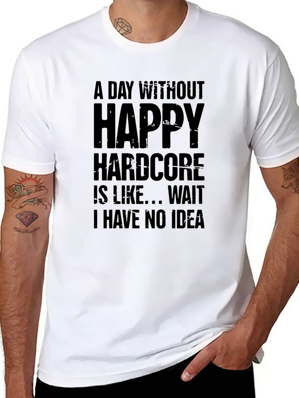 Electronic Music Happy Hardcore EDM Rave Stylish Everyday T-Shirt – Unisex Basic Cotton Tee
