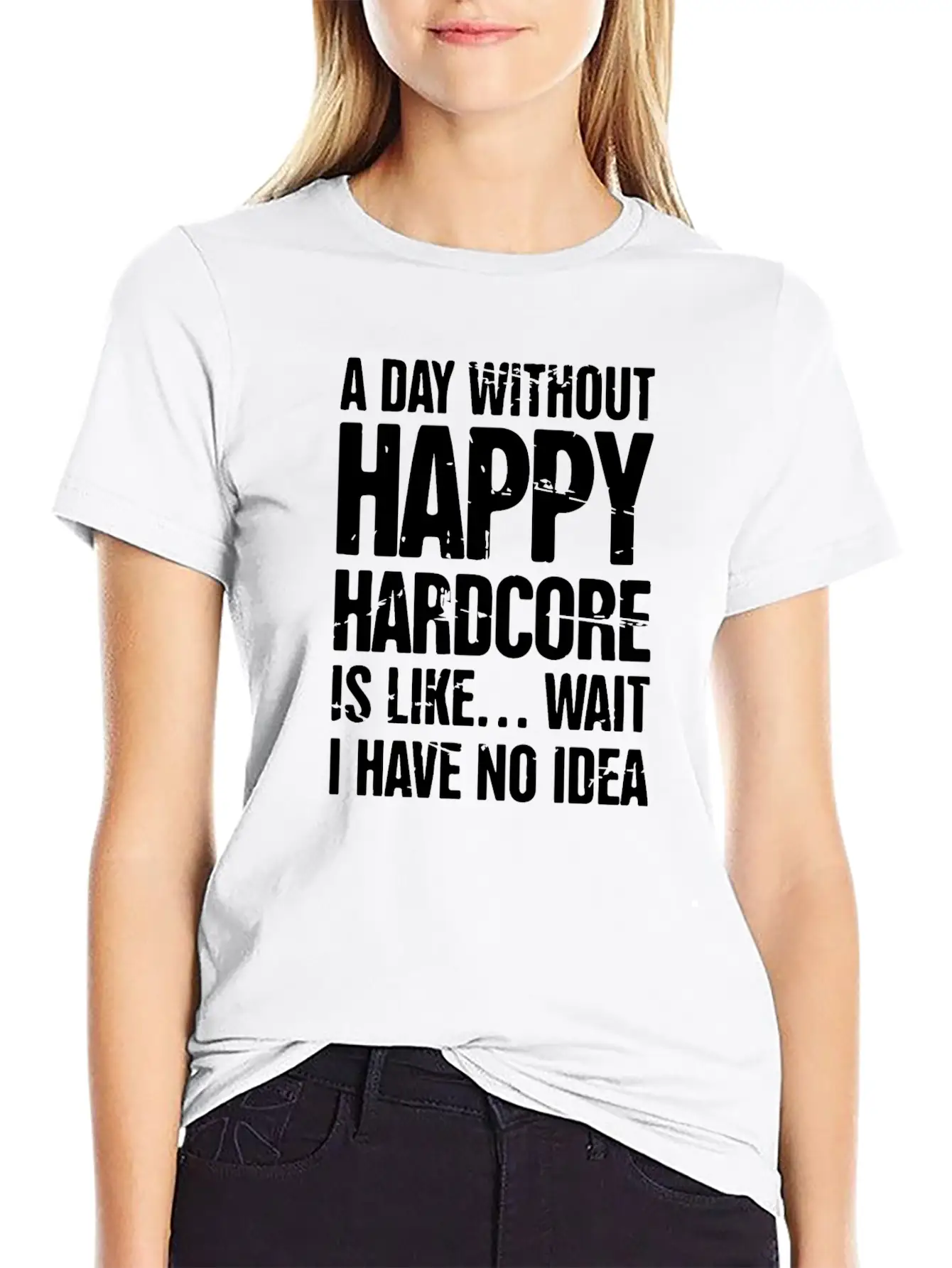 Electronic Music Happy Hardcore EDM Rave Stylish Everyday T-Shirt – Unisex Basic Cotton Tee