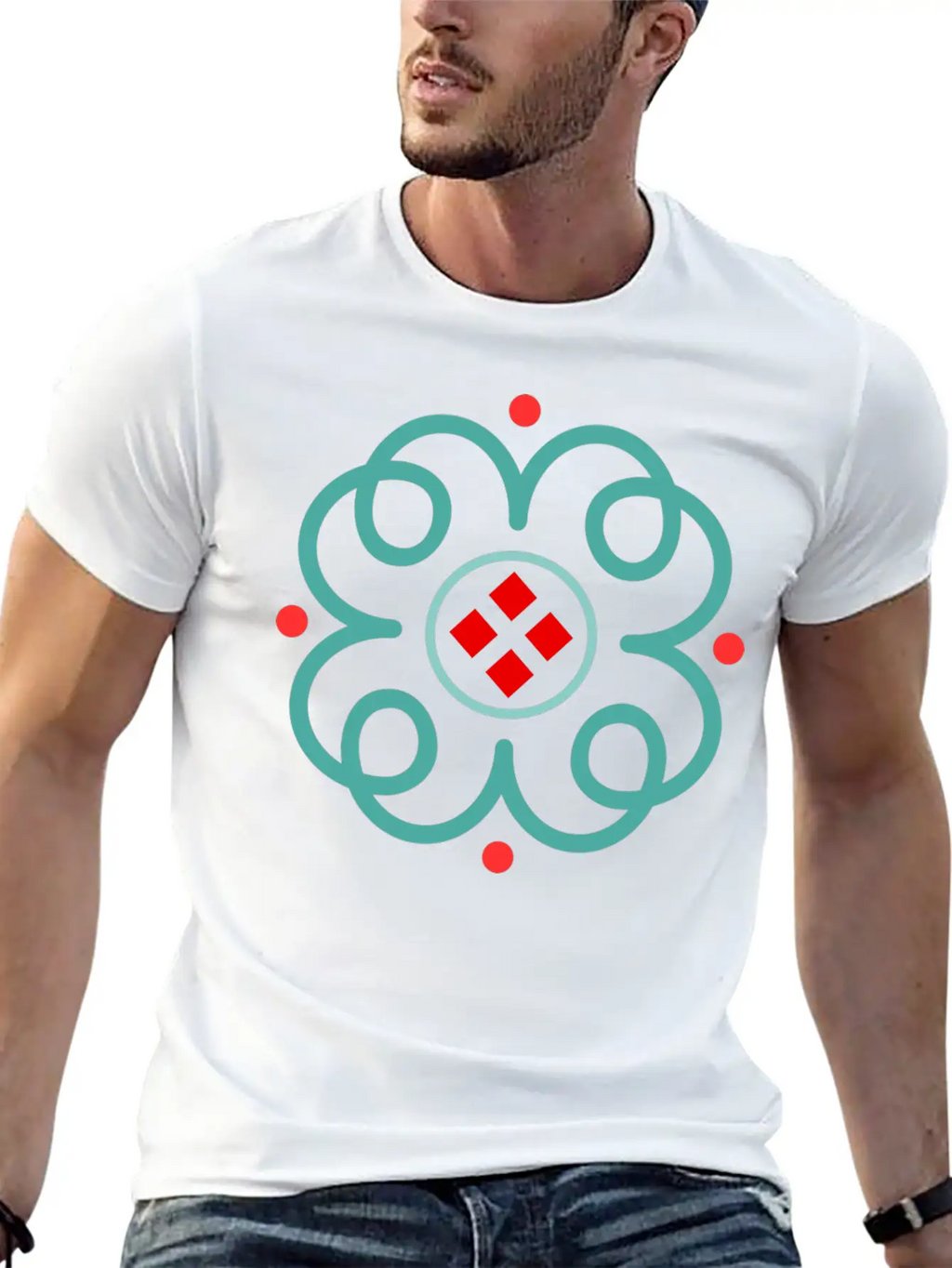 Elegant Art Deco Timeless Short Sleeve Tee – Comfy And Minimalist Design