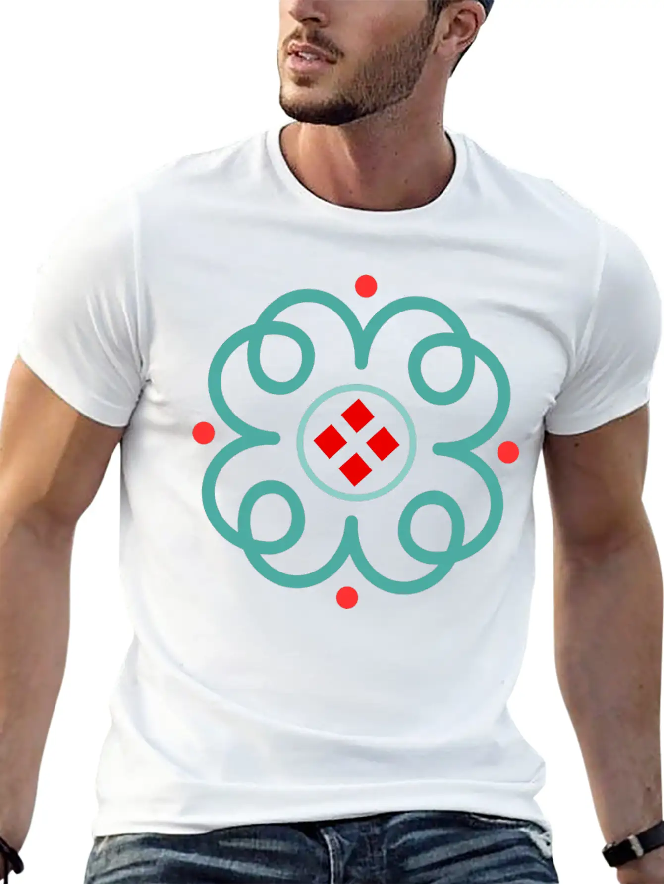 Elegant Art Deco Timeless Short Sleeve Tee – Comfy And Minimalist Design