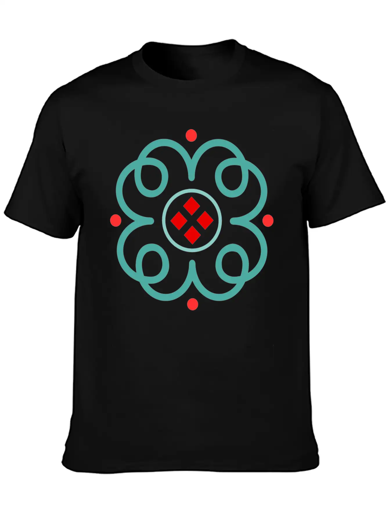 Elegant Art Deco Timeless Short Sleeve Tee – Comfy And Minimalist Design