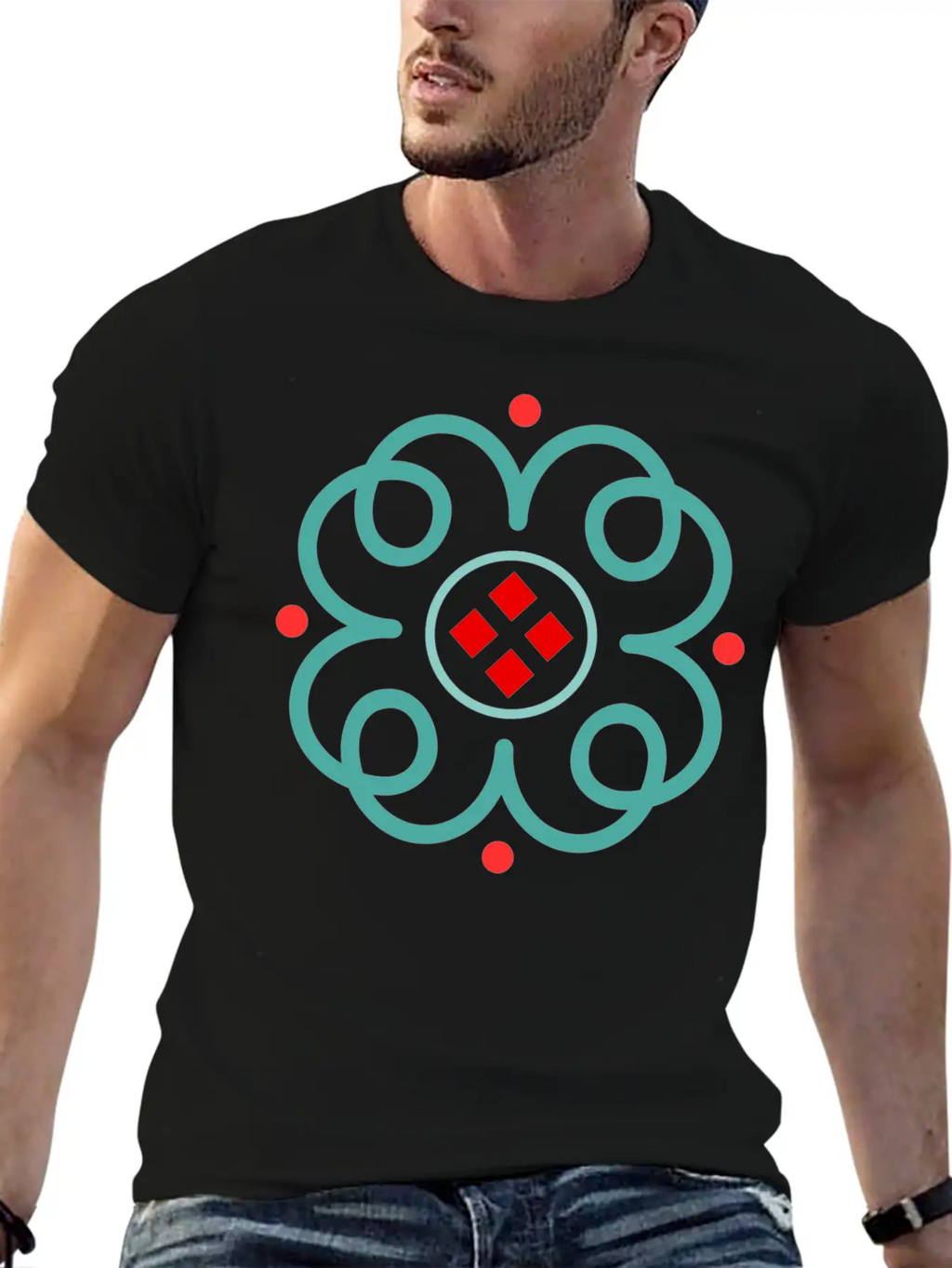Elegant Art Deco Timeless Short Sleeve Tee – Comfy And Minimalist Design