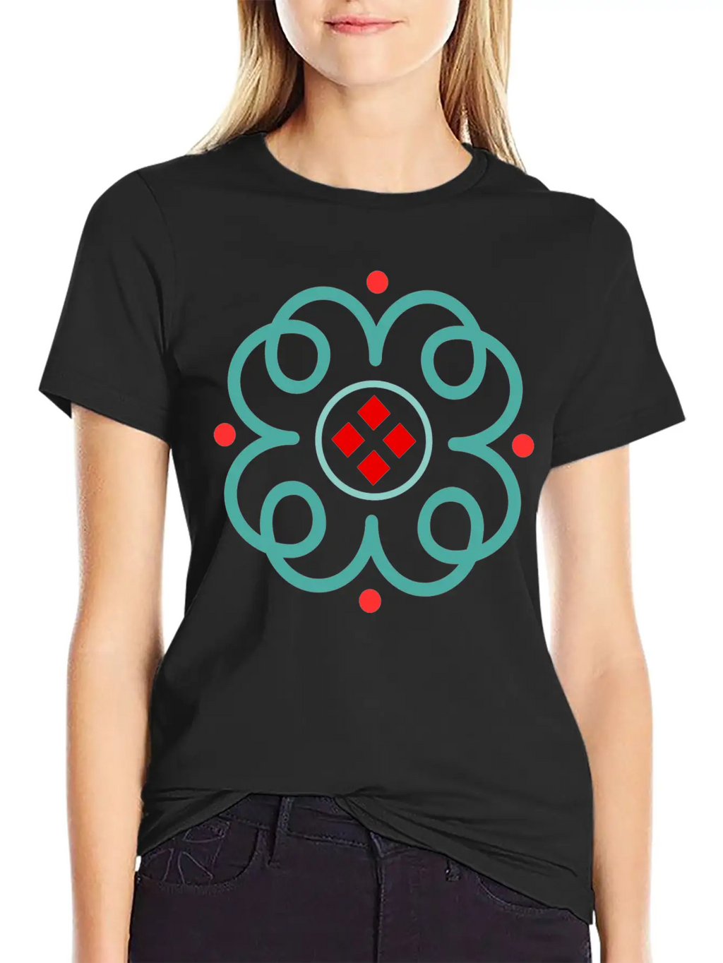Elegant Art Deco Timeless Short Sleeve Tee – Comfy And Minimalist Design