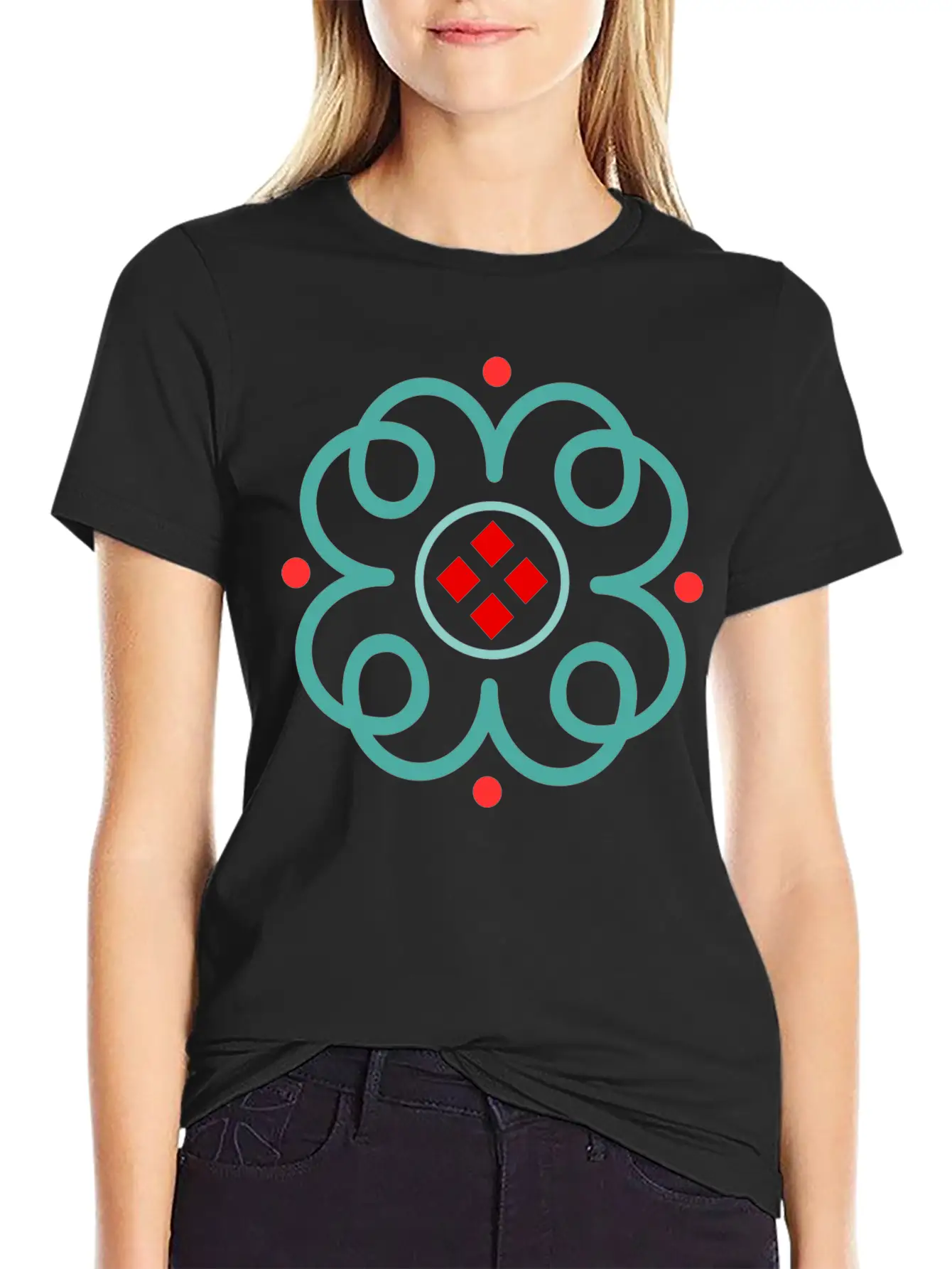 Elegant Art Deco Timeless Short Sleeve Tee – Comfy And Minimalist Design