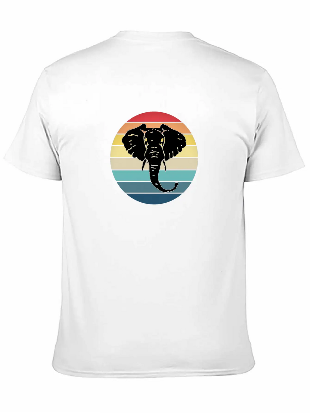 Elephant Animal Sun Elephants Africa Trunk Basic Graphic T-Shirt – Daily Comfort In Soft Cotton