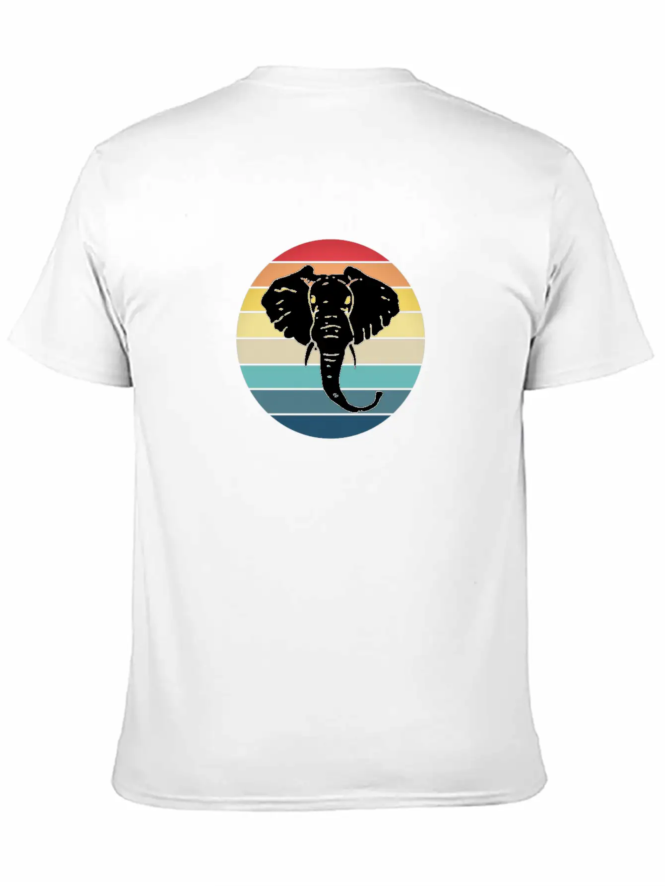 Elephant Animal Sun Elephants Africa Trunk Basic Graphic T-Shirt – Daily Comfort In Soft Cotton