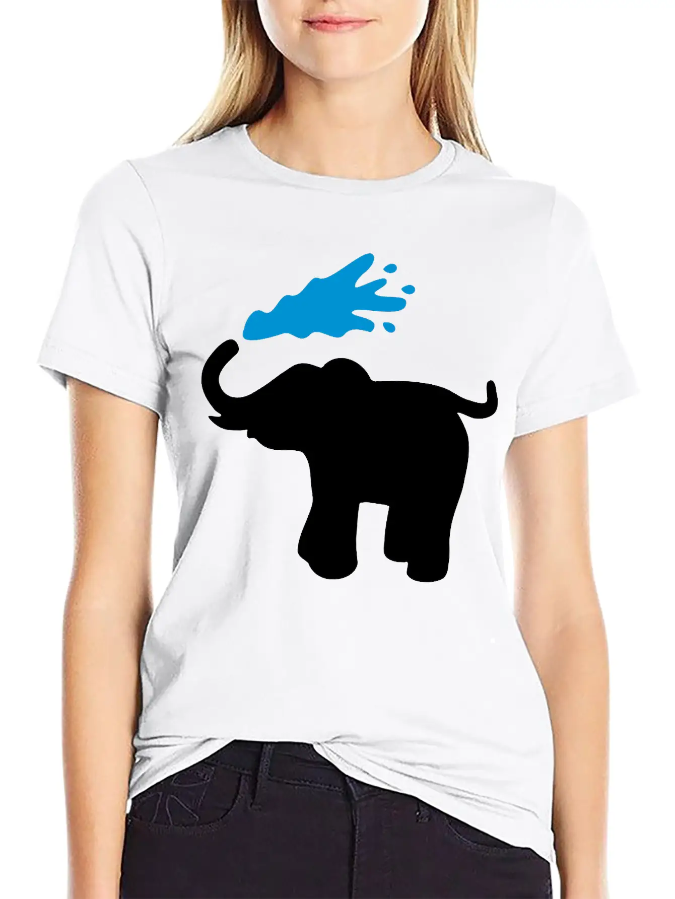 Elephant Breathable Graphic T-Shirt – Perfect For Casual Days