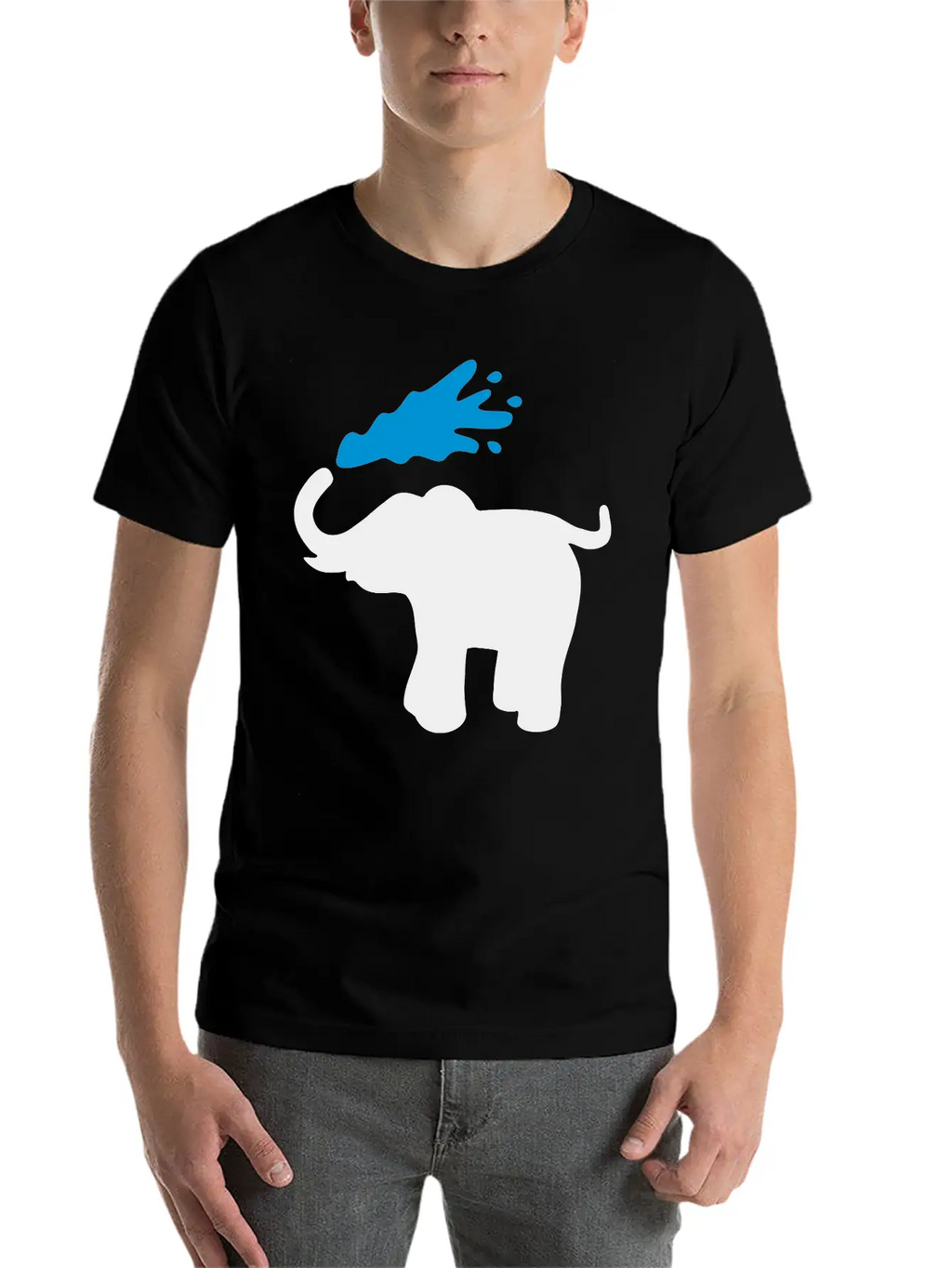 Elephant Breathable Graphic T-Shirt – Perfect For Casual Days