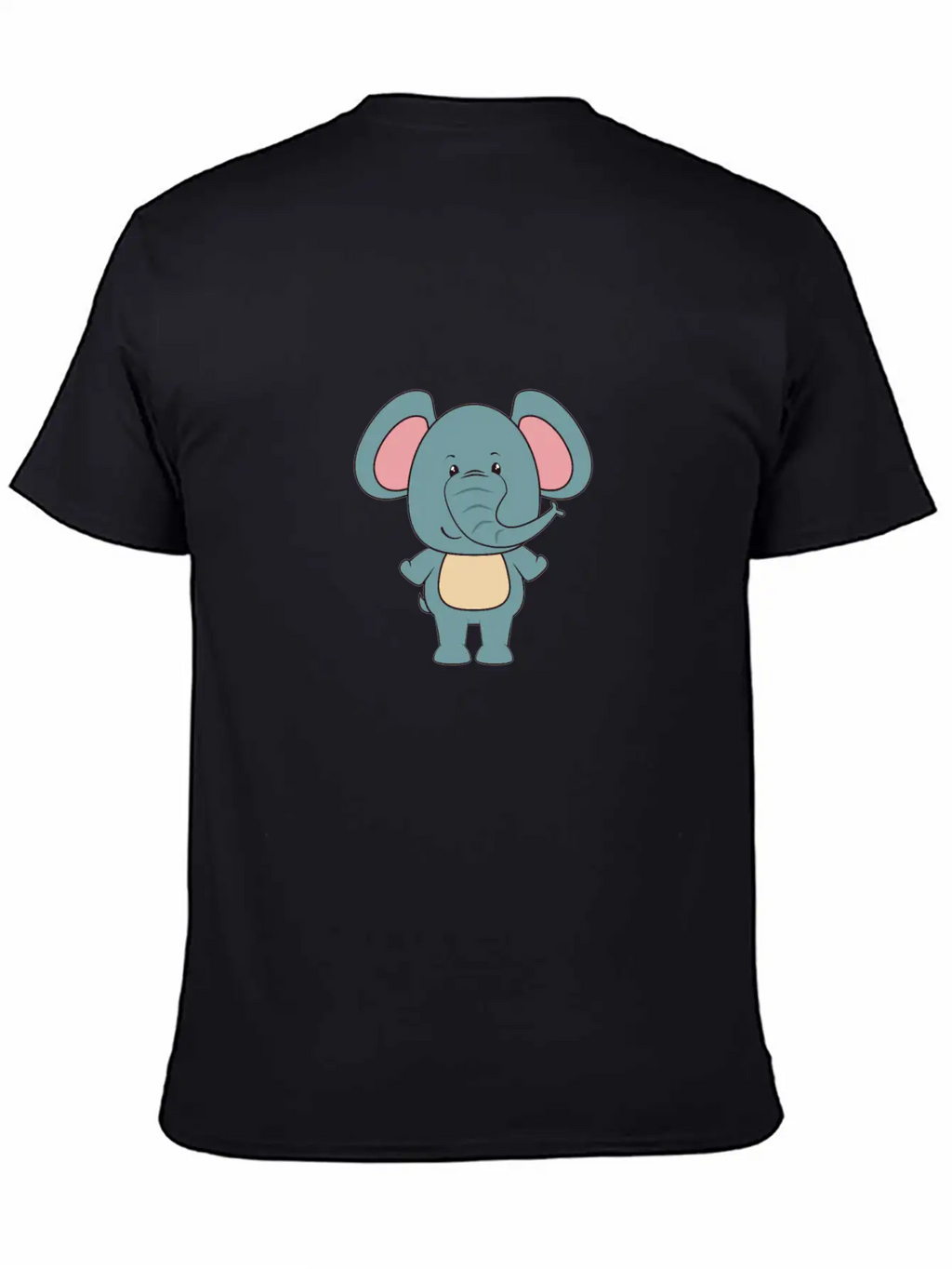 Elephant - Cute Elephant Design Stylish Everyday T-Shirt – Unisex Basic Cotton Tee