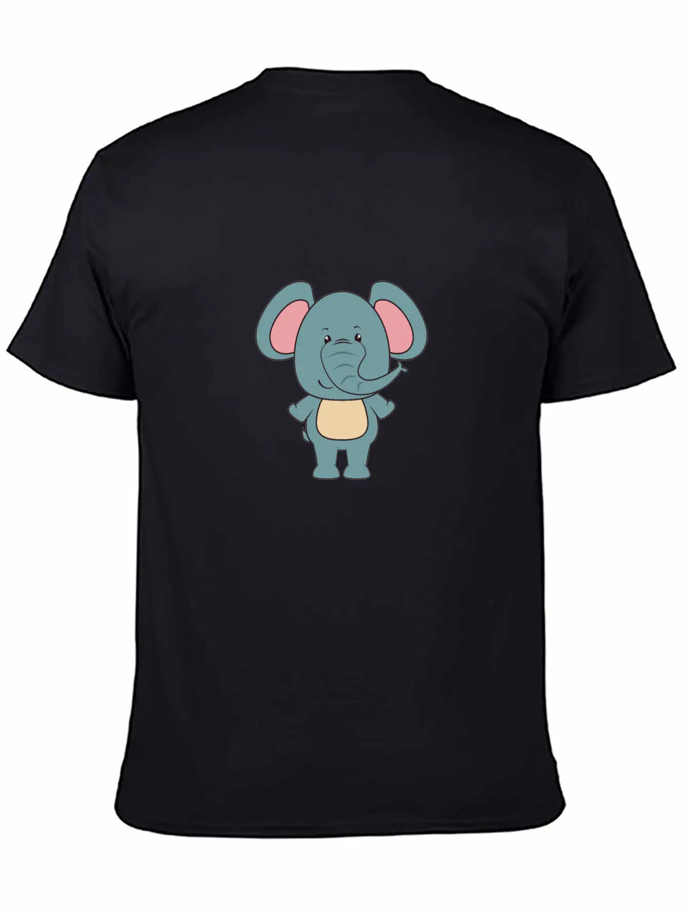 Elephant - Cute Elephant Design Stylish Everyday T-Shirt – Unisex Basic Cotton Tee