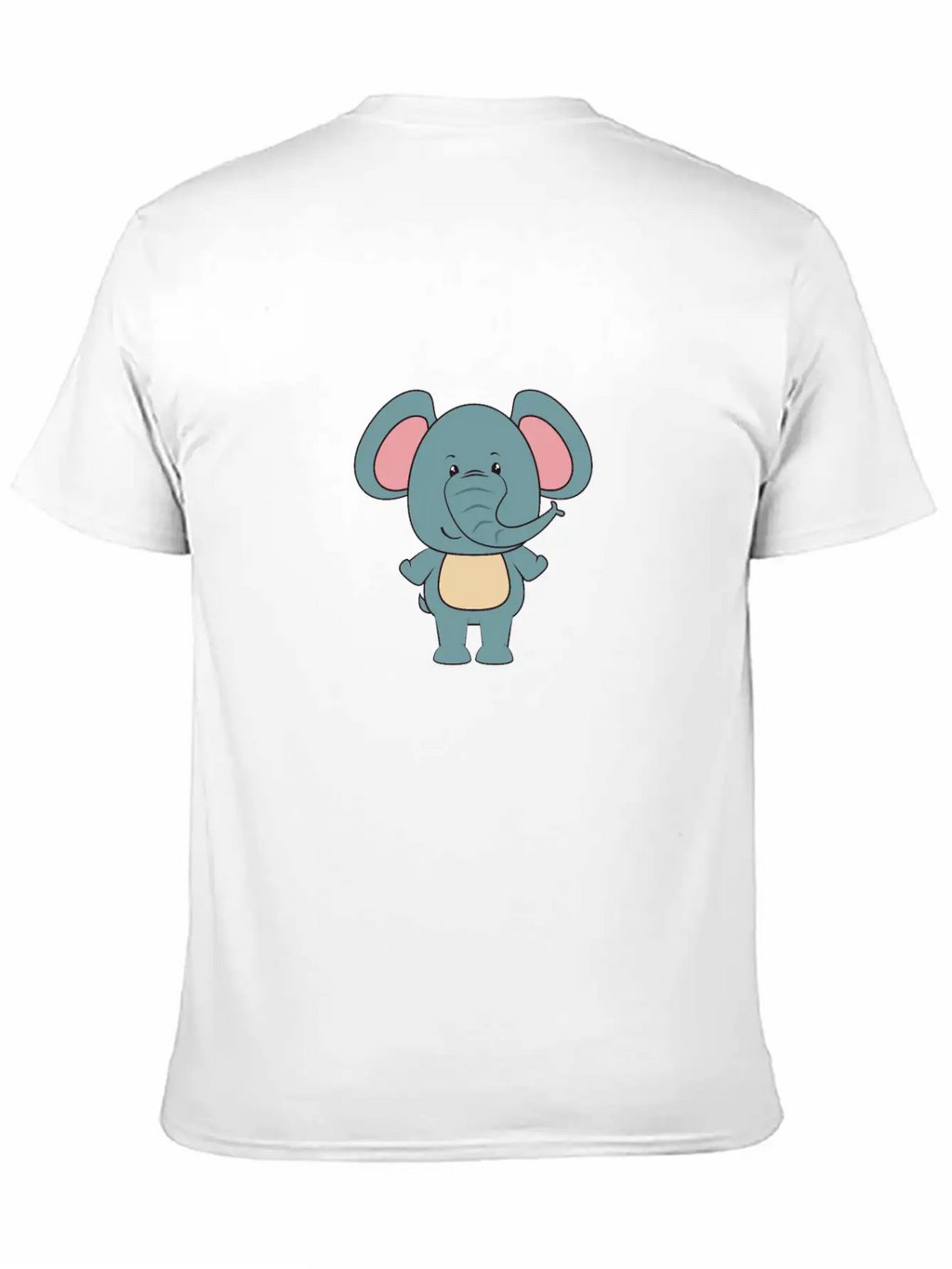 Elephant - Cute Elephant Design Stylish Everyday T-Shirt – Unisex Basic Cotton Tee