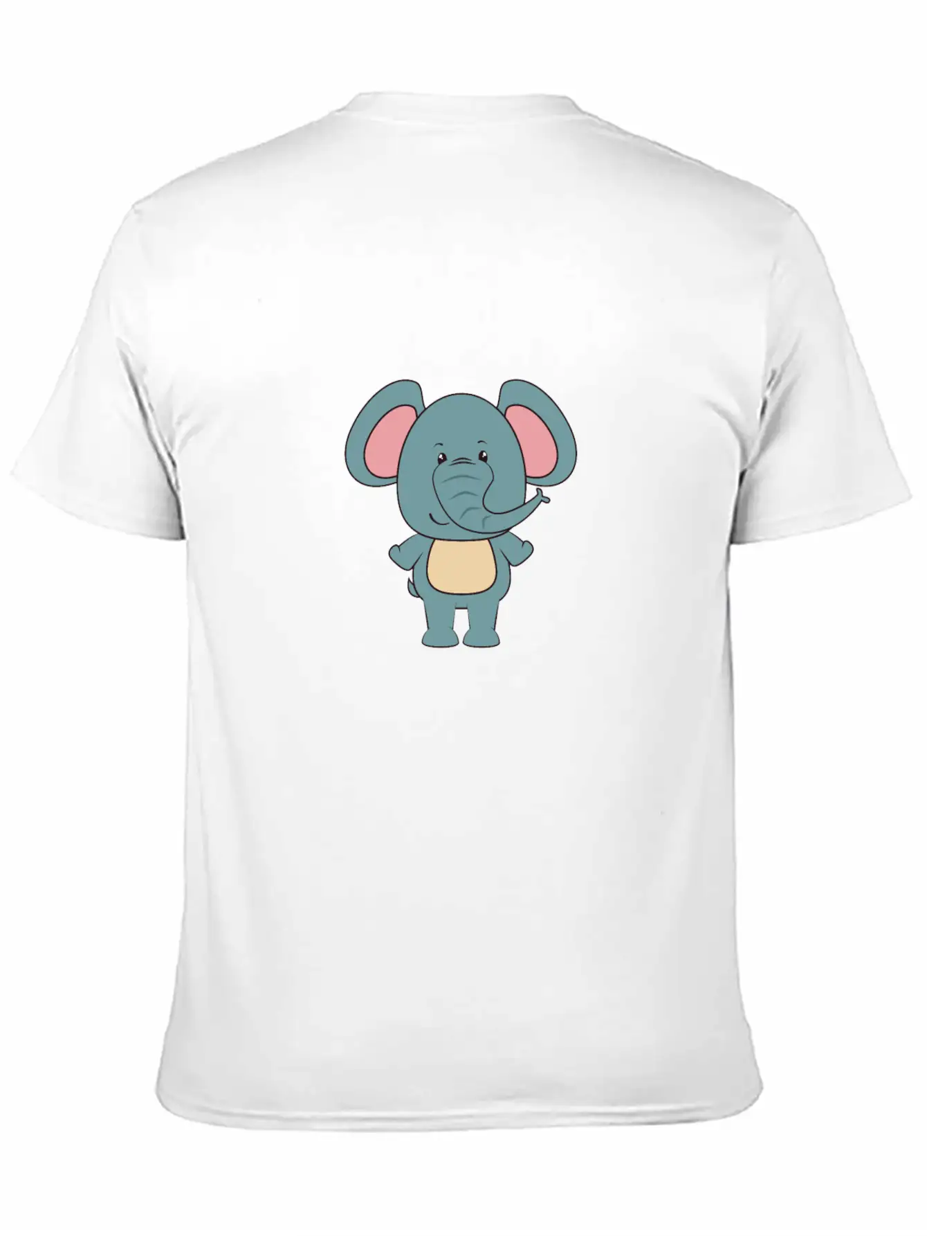 Elephant - Cute Elephant Design Stylish Everyday T-Shirt – Unisex Basic Cotton Tee