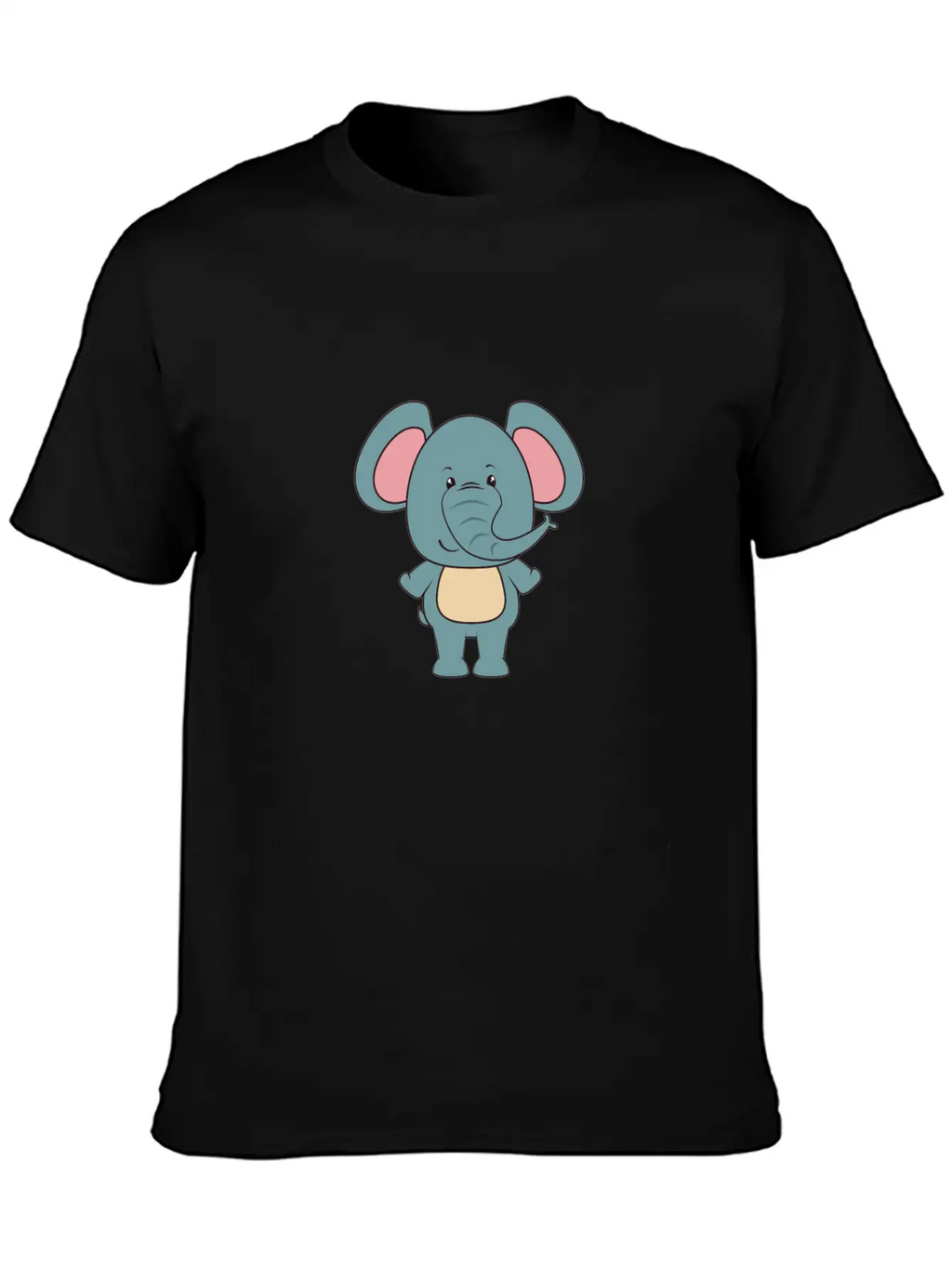 Elephant - Cute Elephant Design Stylish Everyday T-Shirt – Unisex Basic Cotton Tee
