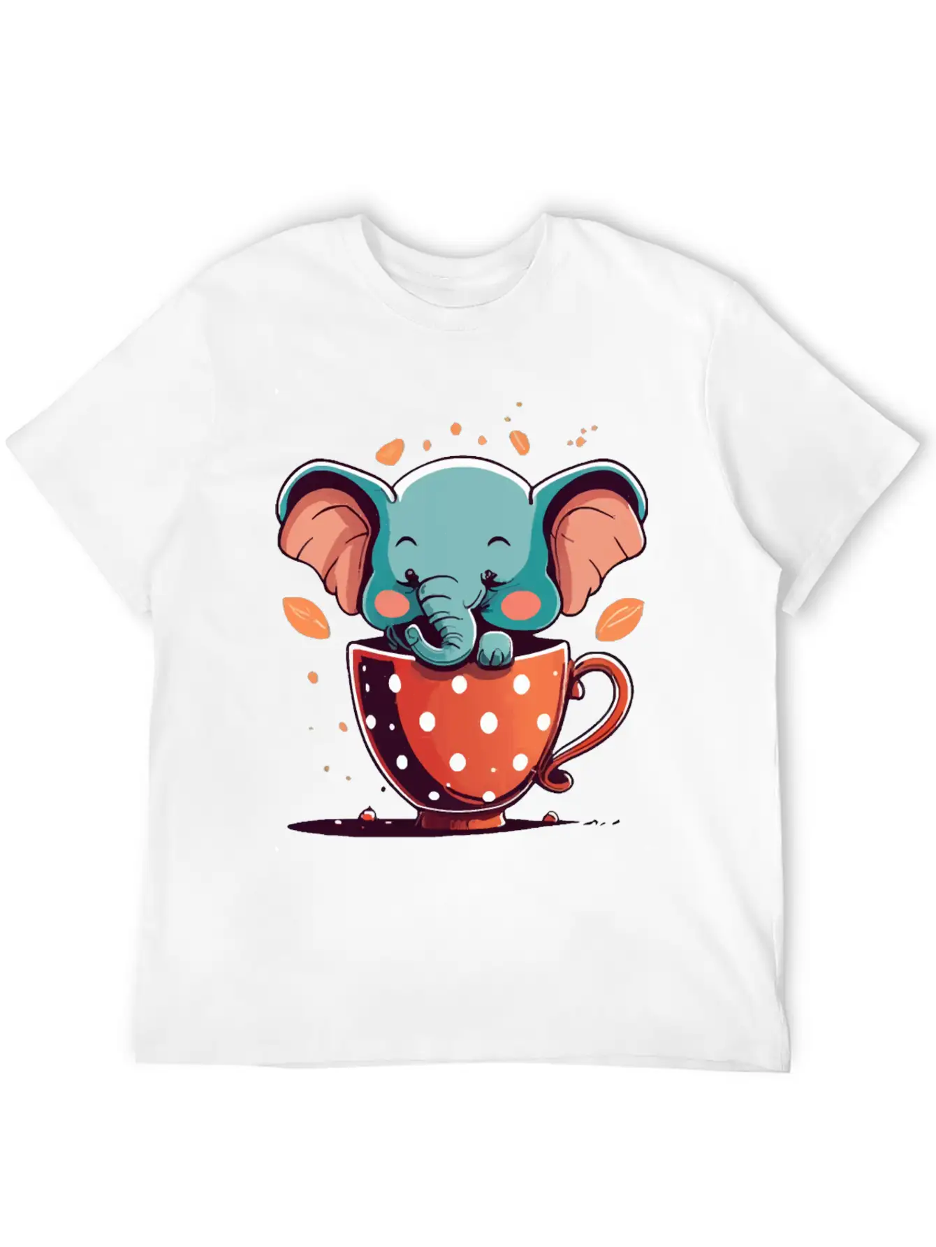Elephant Elegance Breathable Graphic T-Shirt – Perfect For Casual Days