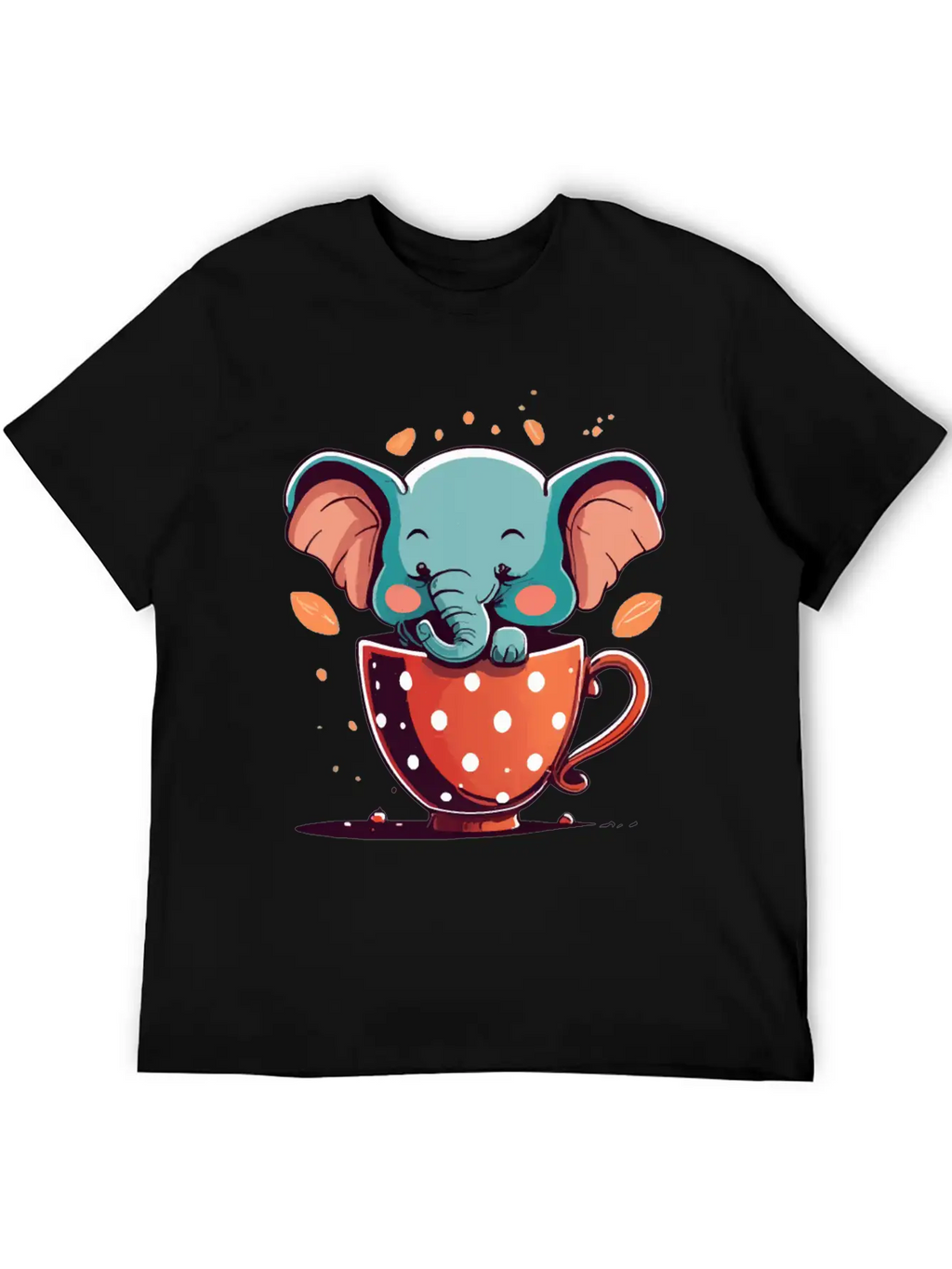 Elephant Elegance Breathable Graphic T-Shirt – Perfect For Casual Days