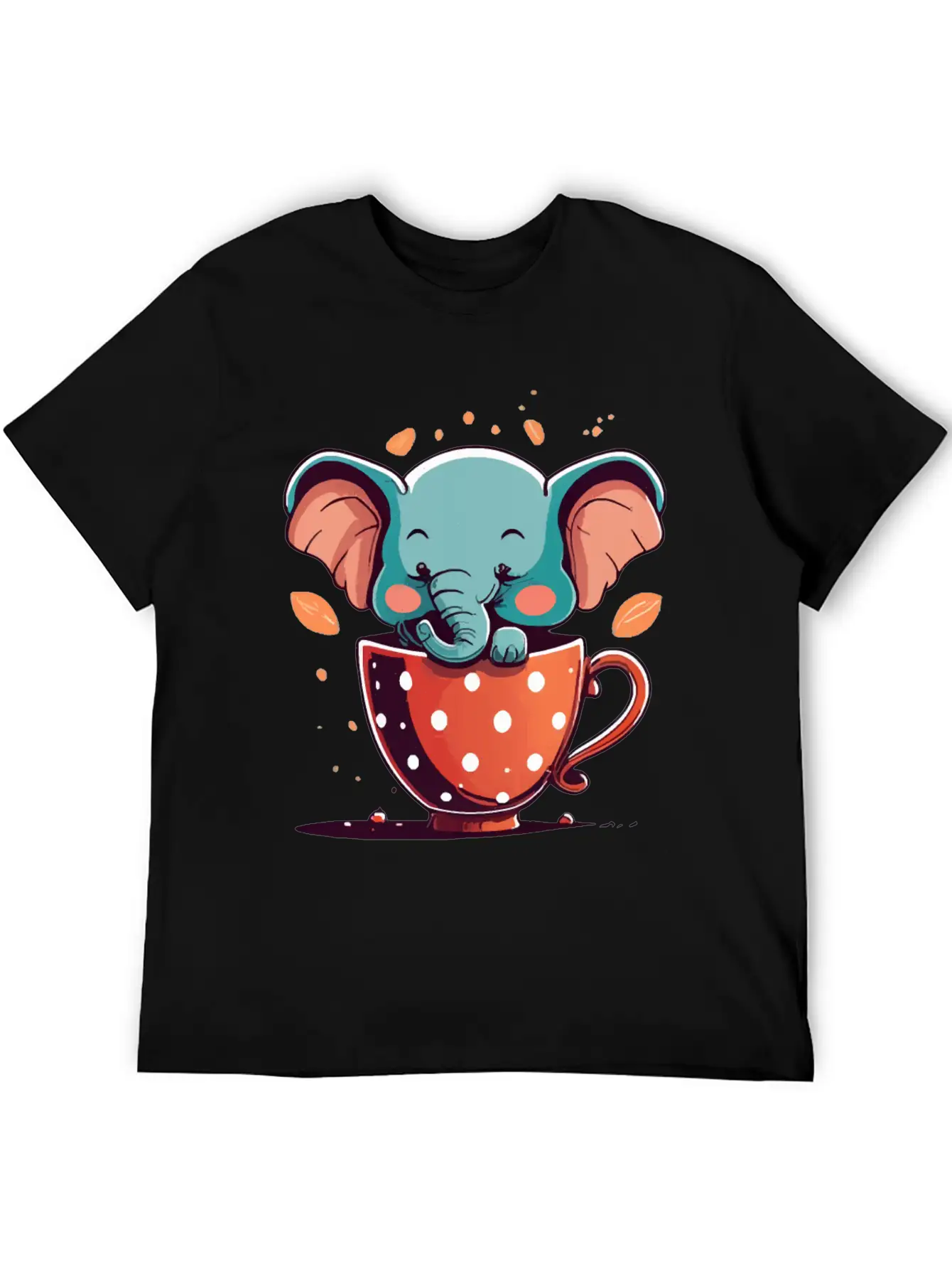 Elephant Elegance Breathable Graphic T-Shirt – Perfect For Casual Days