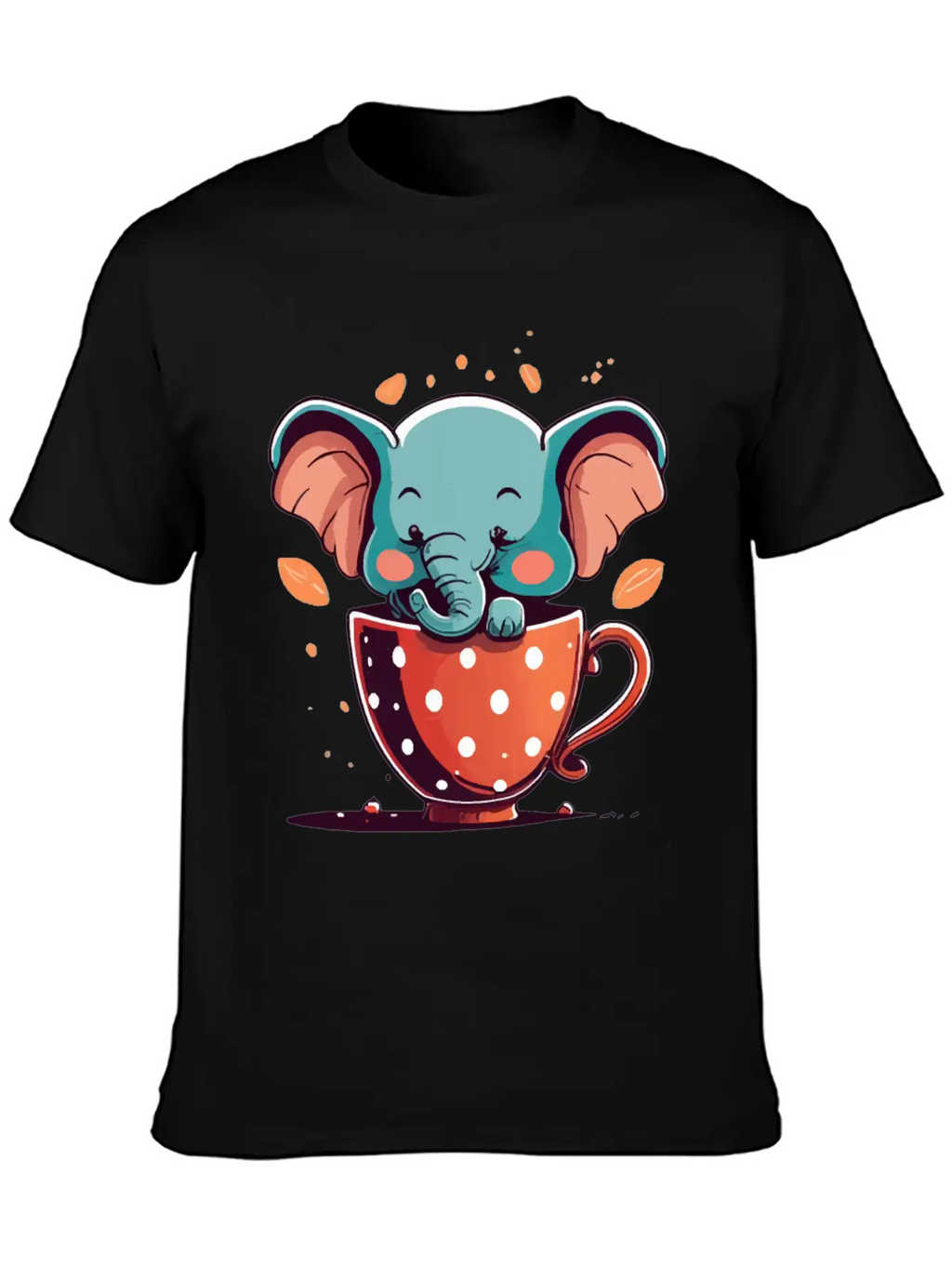 Elephant Elegance Breathable Graphic T-Shirt – Perfect For Casual Days