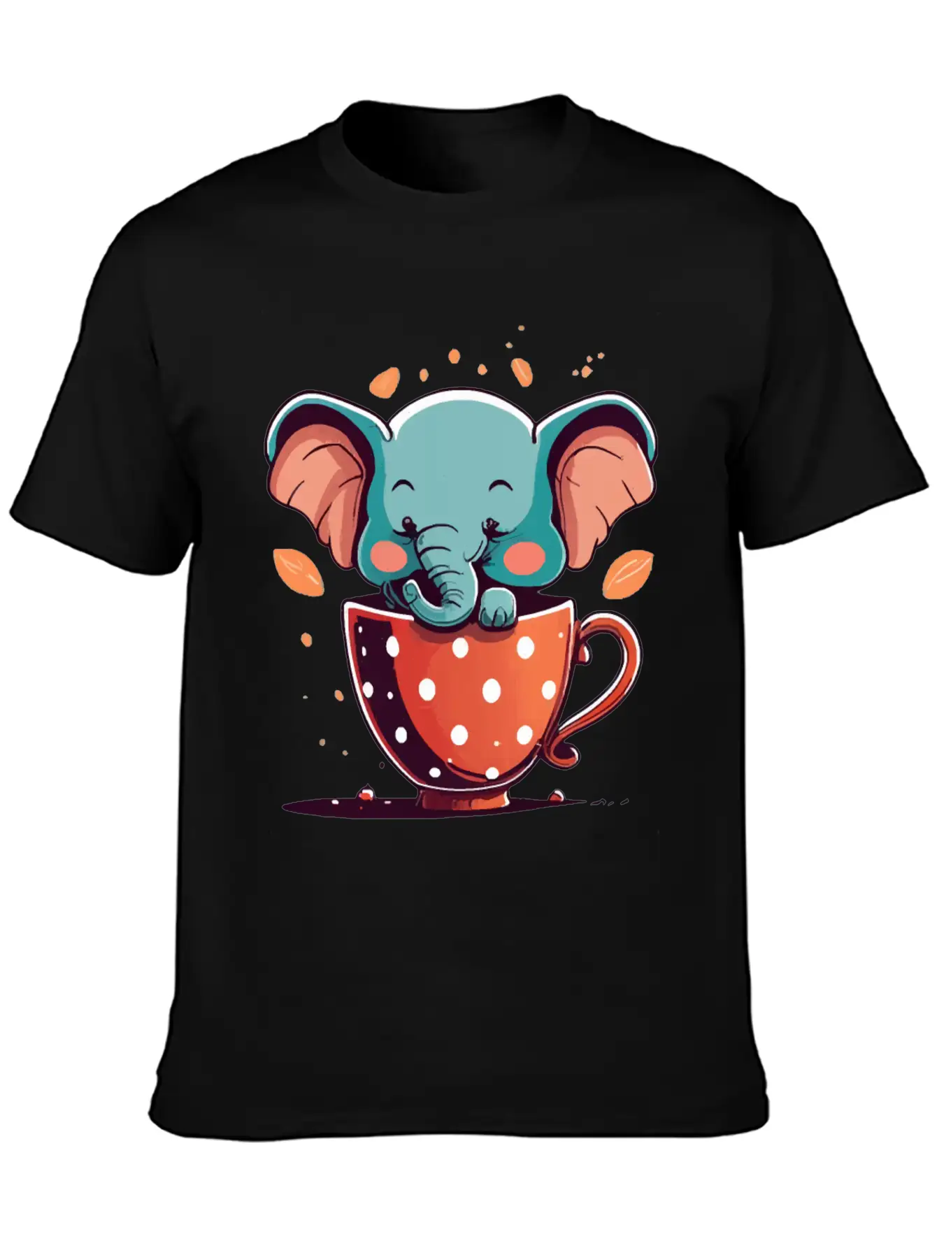 Elephant Elegance Breathable Graphic T-Shirt – Perfect For Casual Days