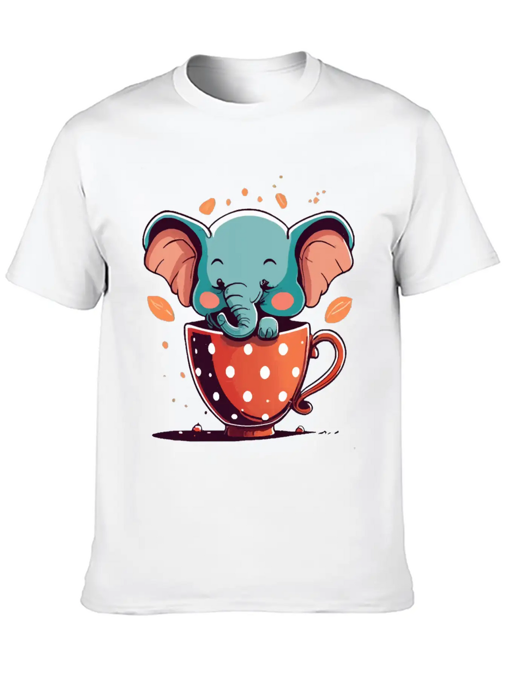Elephant Elegance Breathable Graphic T-Shirt – Perfect For Casual Days