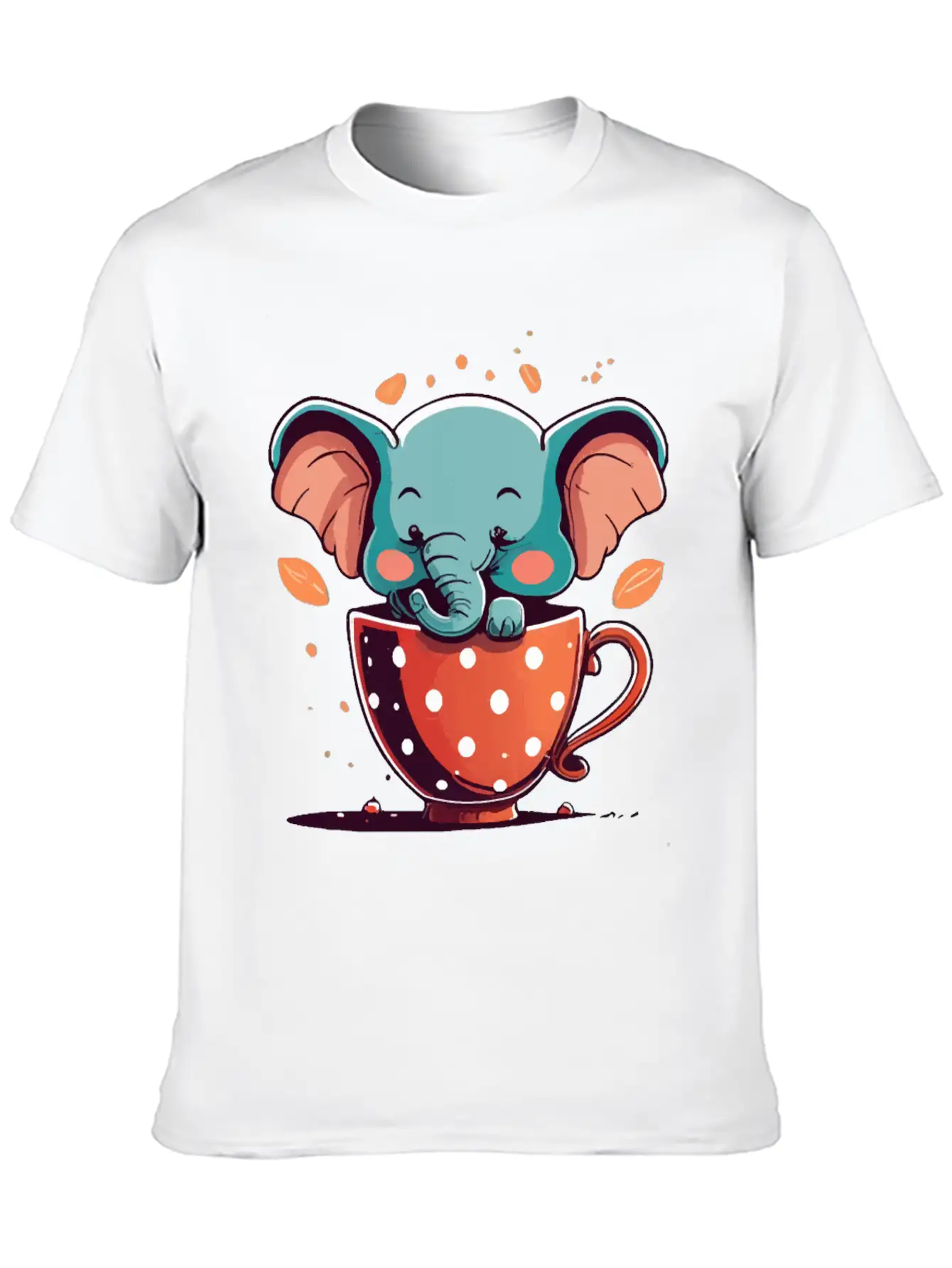 Elephant Elegance Breathable Graphic T-Shirt – Perfect For Casual Days