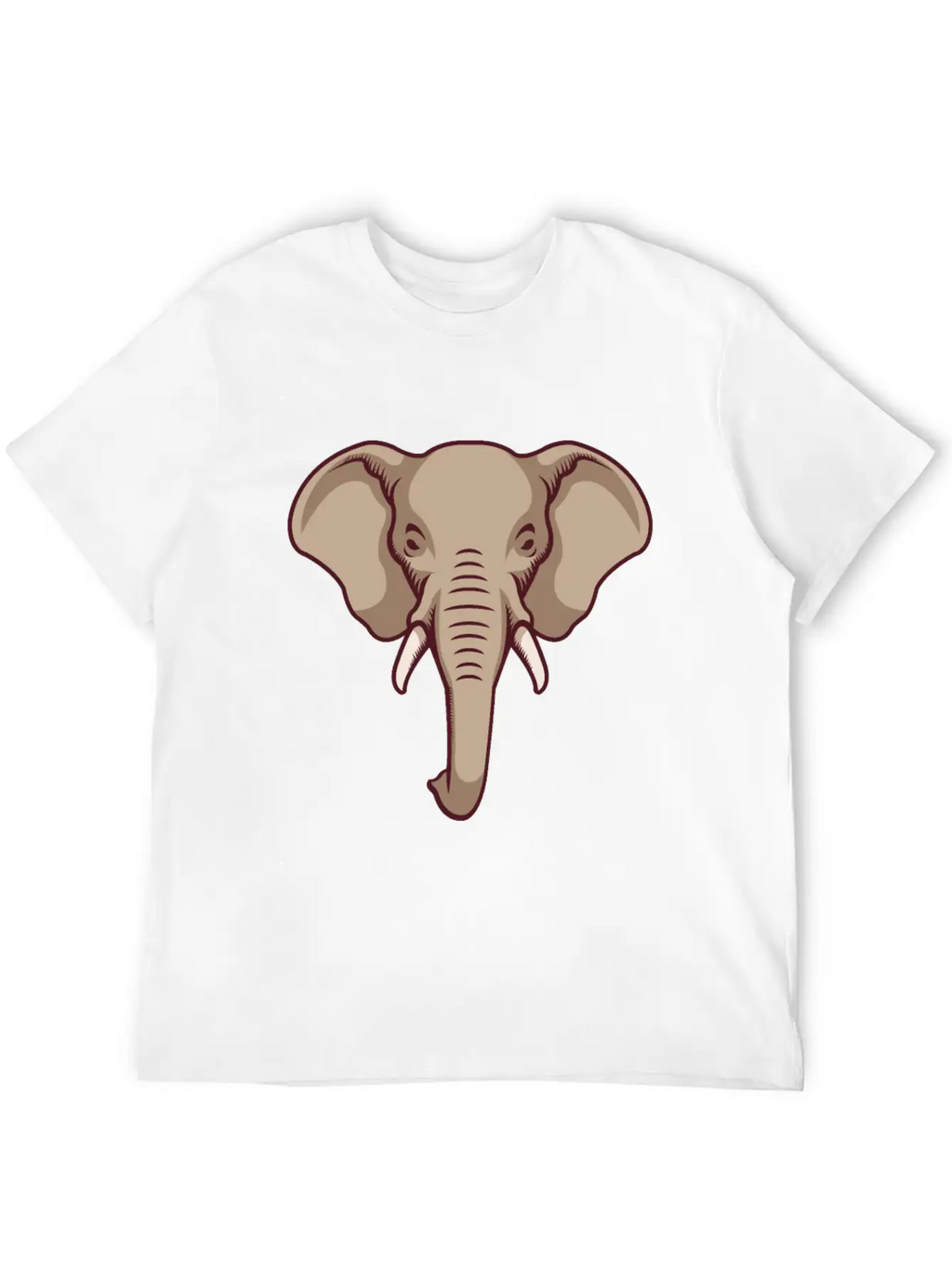 Elephant Ivory And Trunks Unisex Casual T-Shirt – Clean Design For Daily Comfort