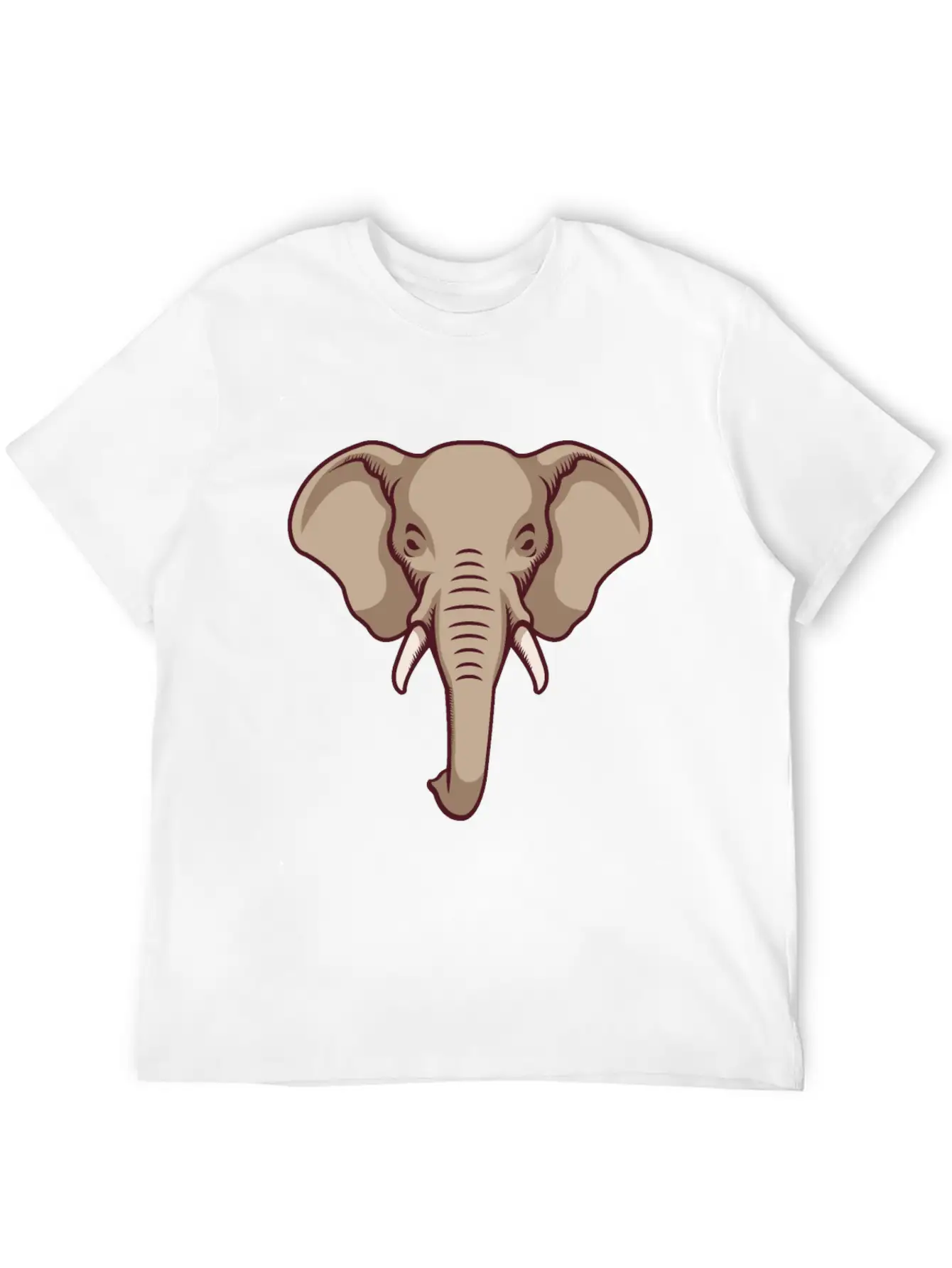 Elephant Ivory And Trunks Unisex Casual T-Shirt – Clean Design For Daily Comfort