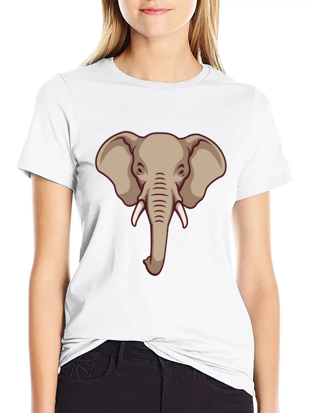 Elephant Ivory And Trunks Unisex Casual T-Shirt – Clean Design For Daily Comfort