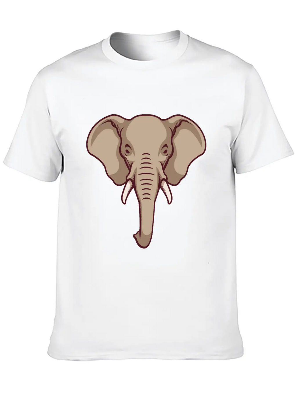 Elephant Ivory And Trunks Unisex Casual T-Shirt – Clean Design For Daily Comfort