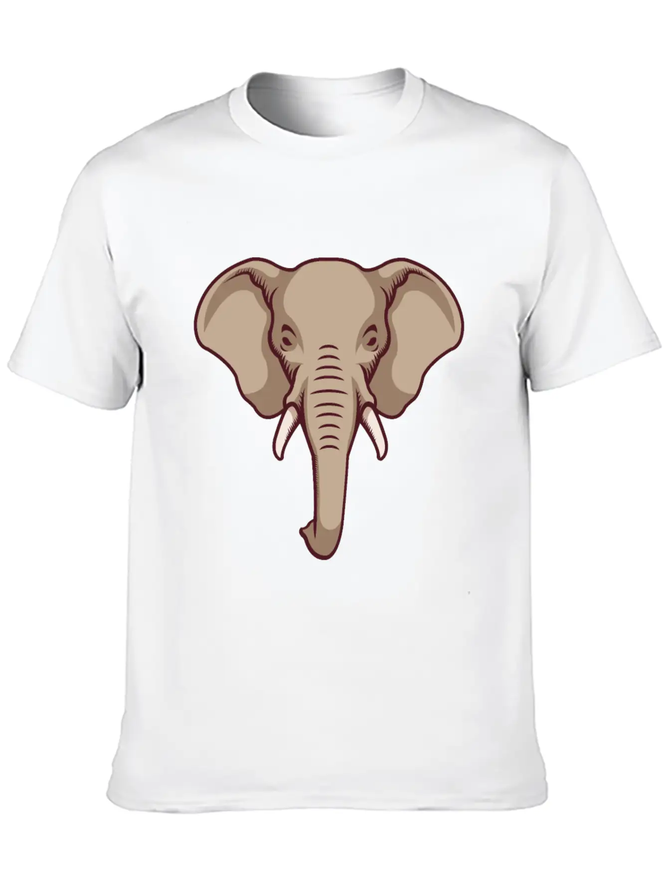 Elephant Ivory And Trunks Unisex Casual T-Shirt – Clean Design For Daily Comfort