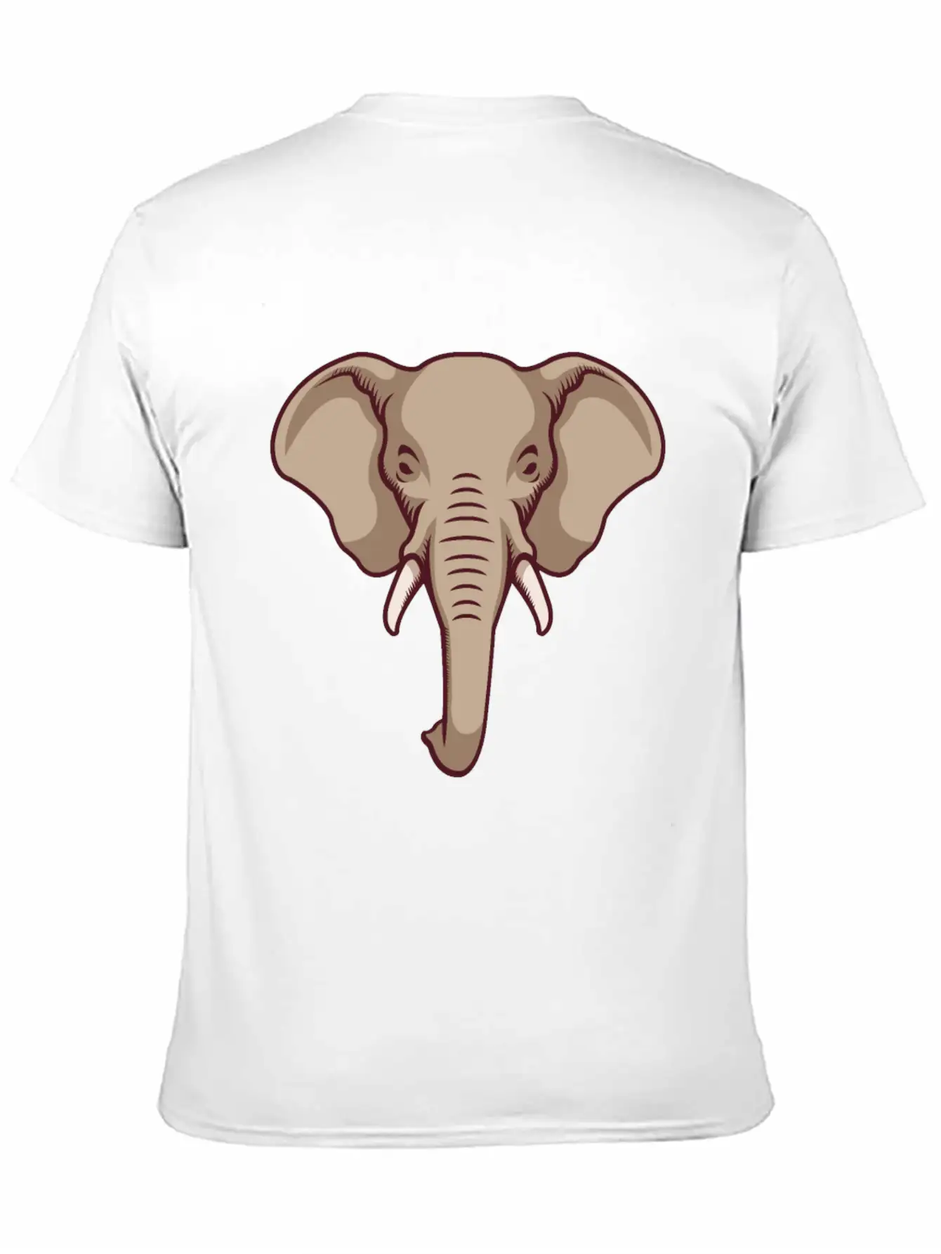 Elephant Ivory And Trunks Unisex Casual T-Shirt – Clean Design For Daily Comfort