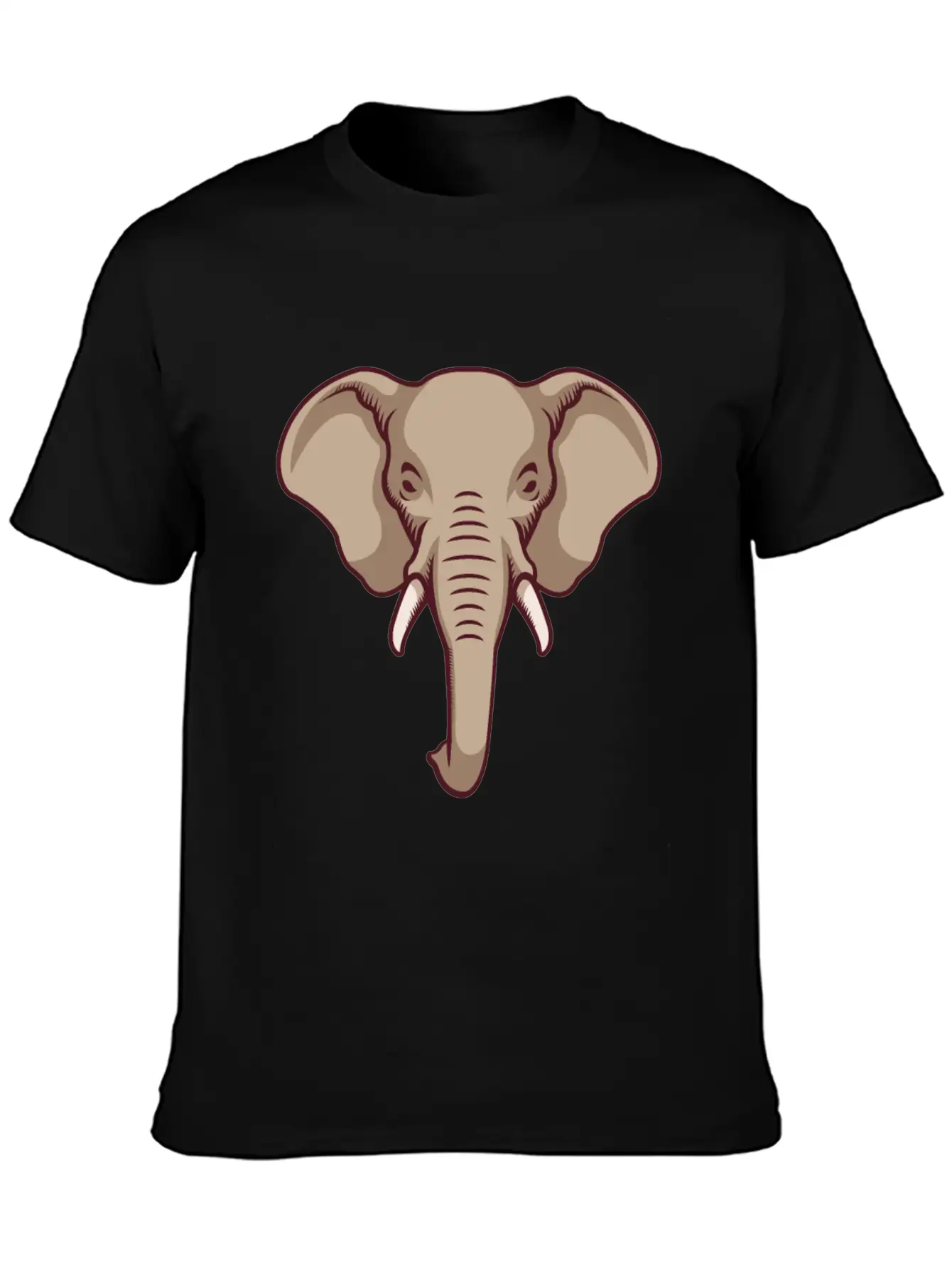 Elephant Ivory And Trunks Unisex Casual T-Shirt – Clean Design For Daily Comfort