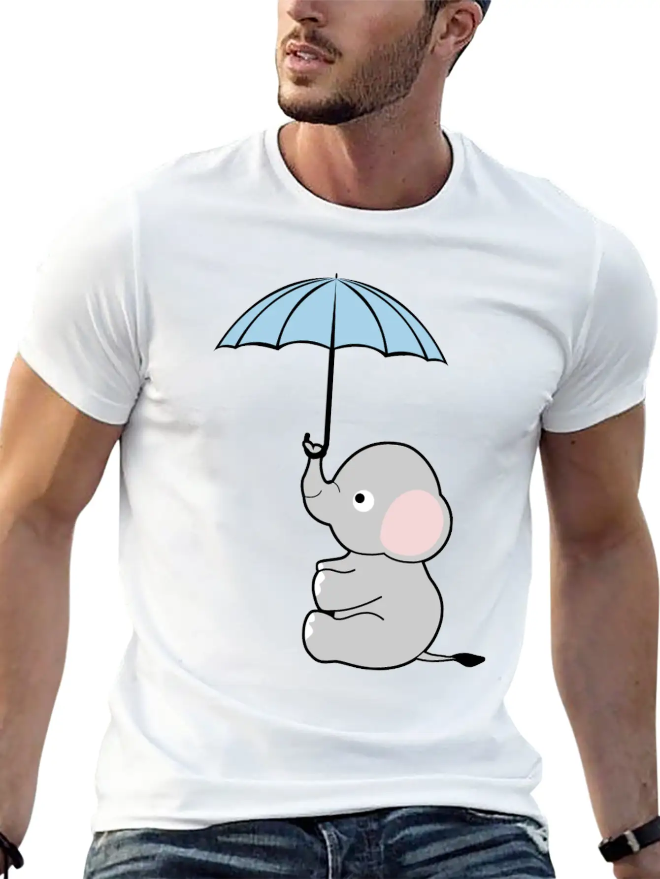 Elephant Umbrella Elephants Timeless Short Sleeve Tee – Comfy And Minimalist Design