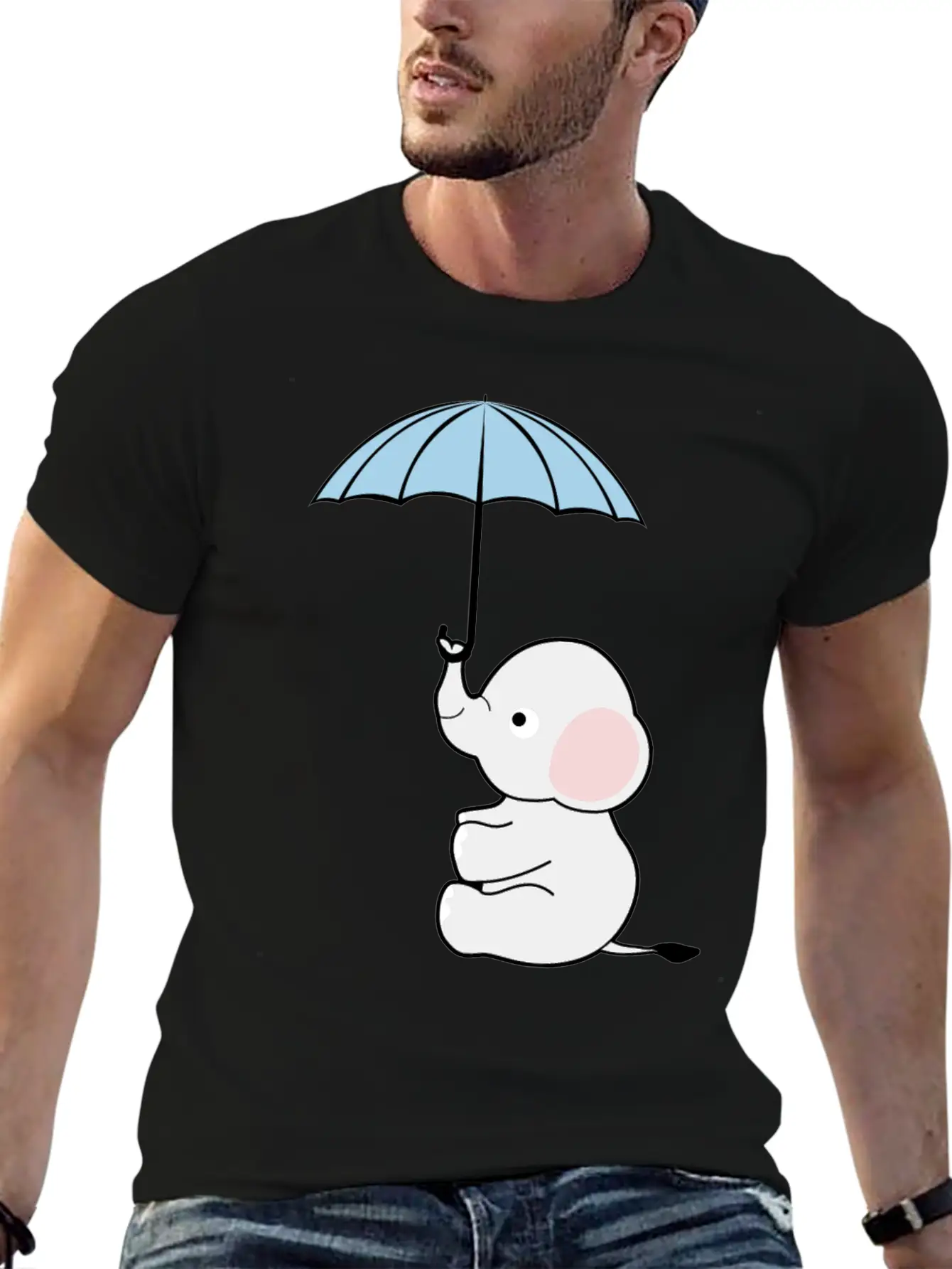 Elephant Umbrella Elephants Timeless Short Sleeve Tee – Comfy And Minimalist Design