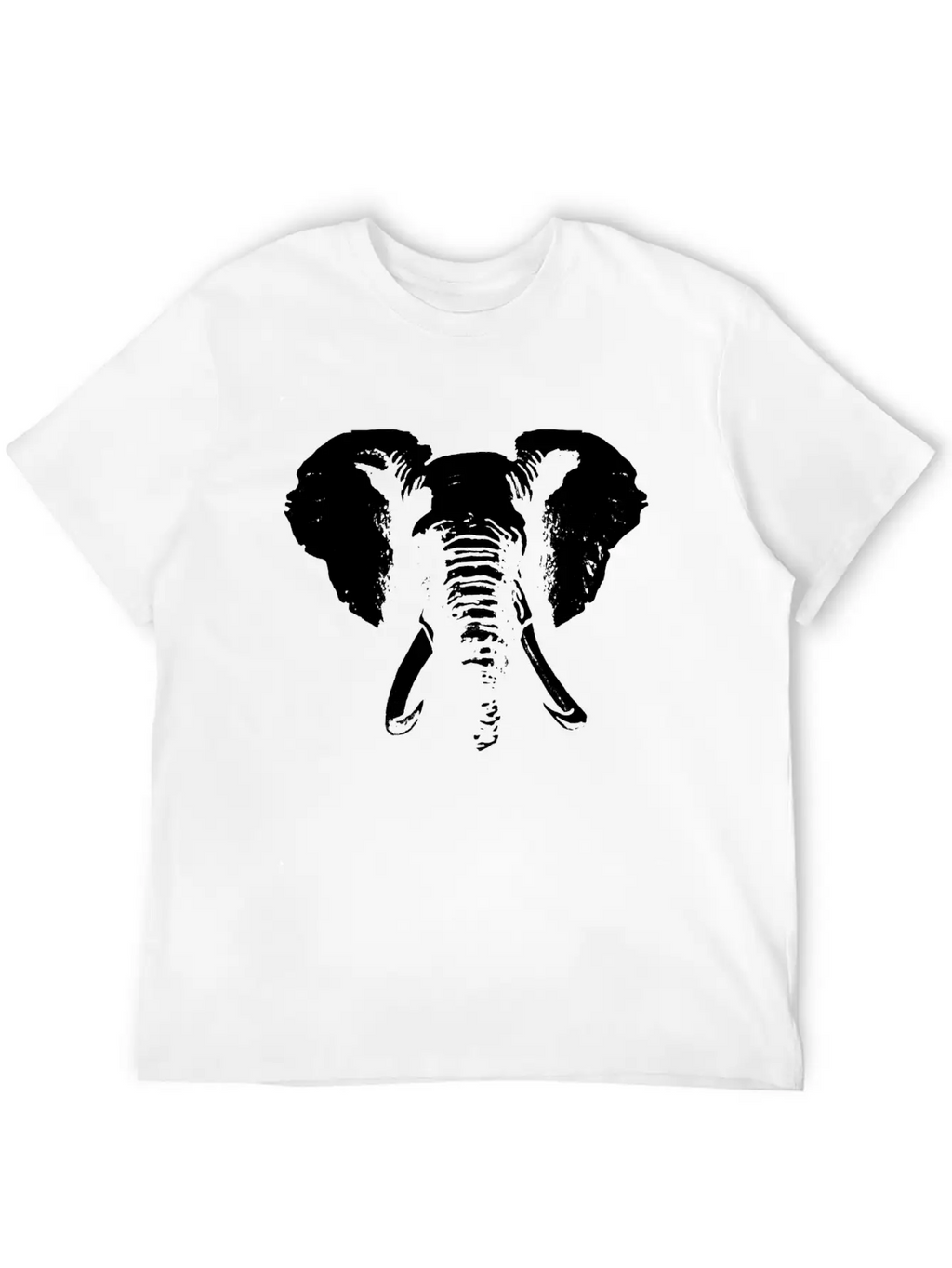 Elephant W Unisex Casual T-Shirt – Clean Design For Daily Comfort