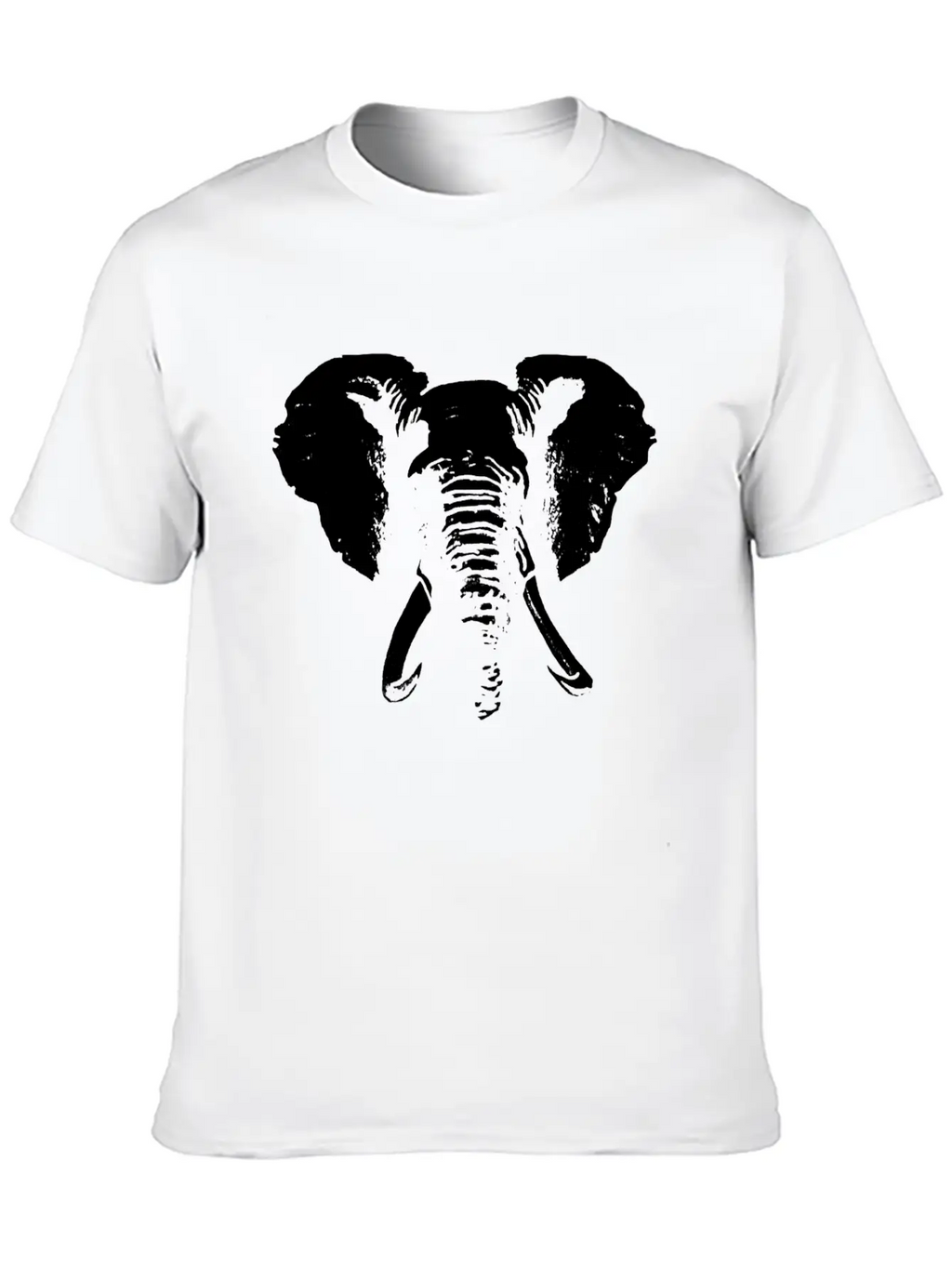 Elephant W Unisex Casual T-Shirt – Clean Design For Daily Comfort