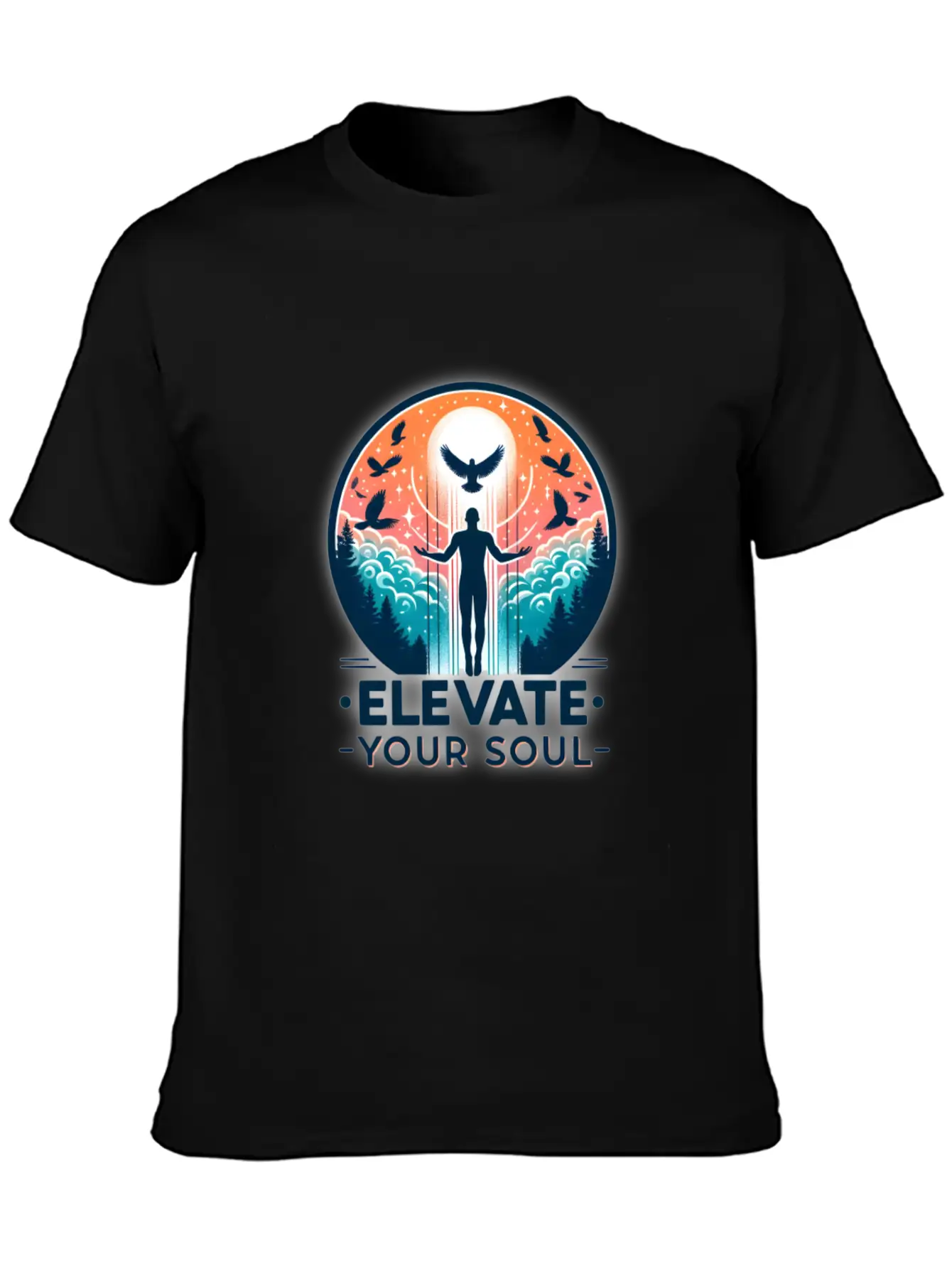Elevate Your Soul Inspirational Stylish Everyday T-Shirt – Unisex Basic Cotton Tee