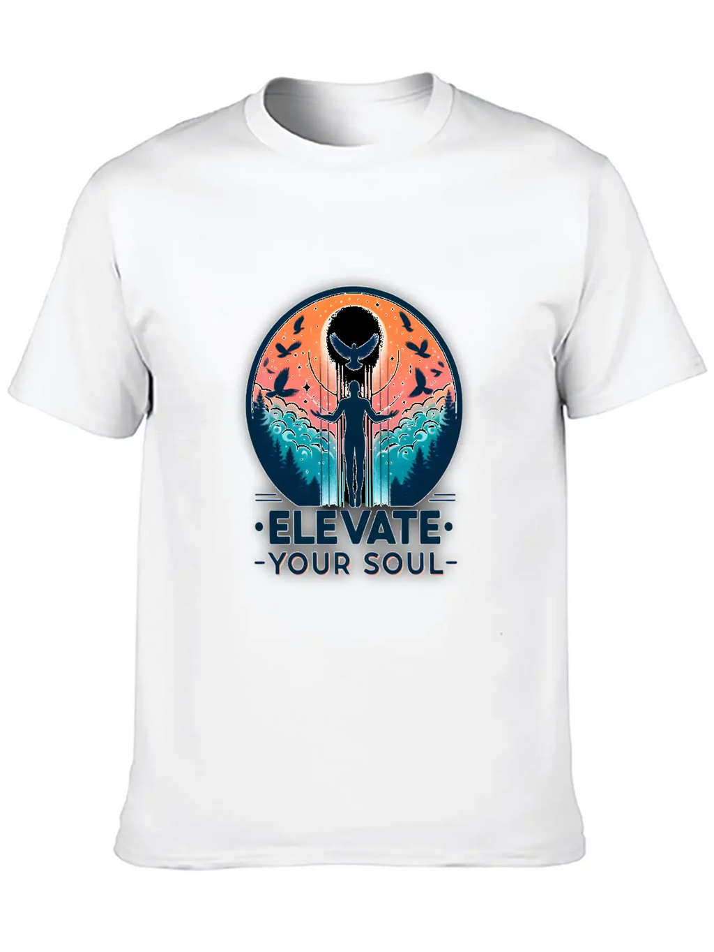 Elevate Your Soul Inspirational Stylish Everyday T-Shirt – Unisex Basic Cotton Tee