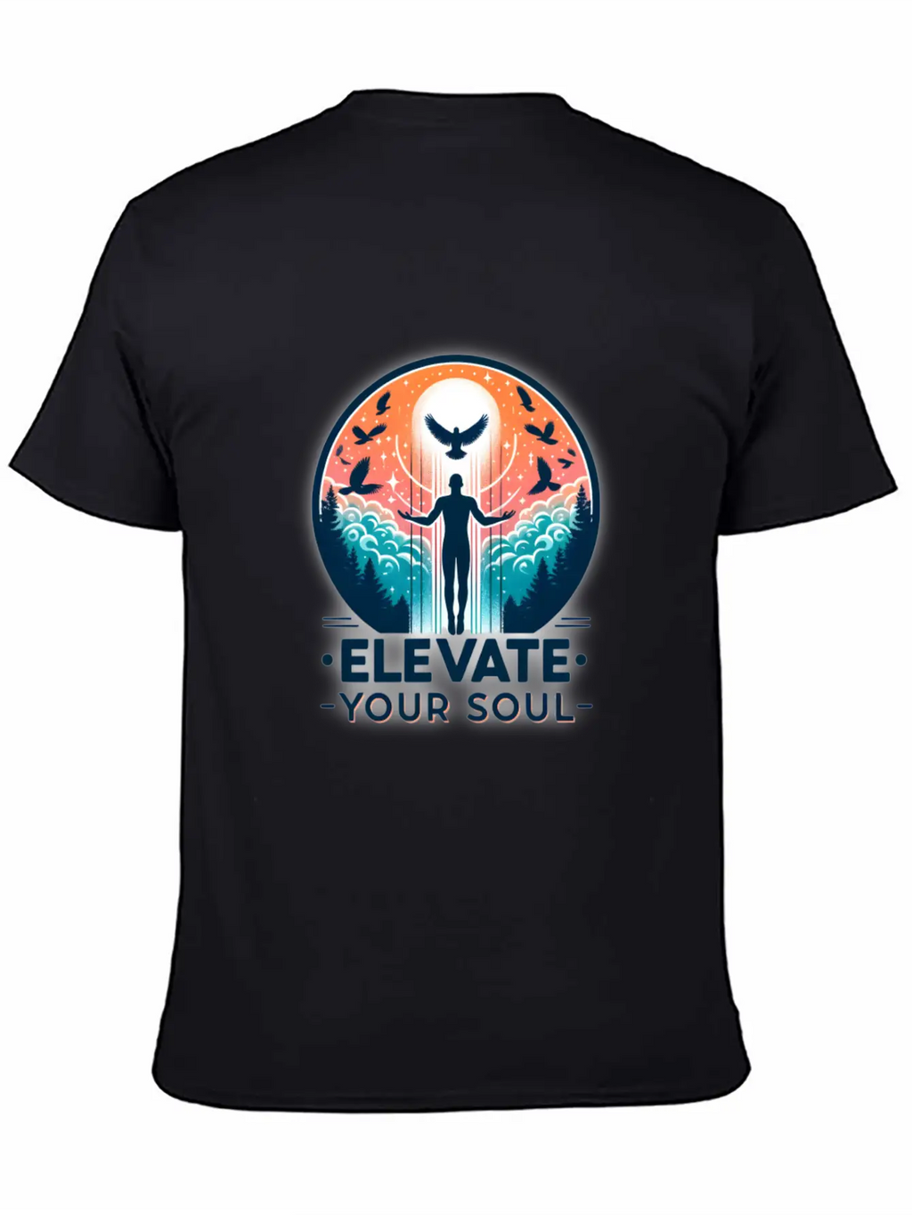 Elevate Your Soul Inspirational Stylish Everyday T-Shirt – Unisex Basic Cotton Tee