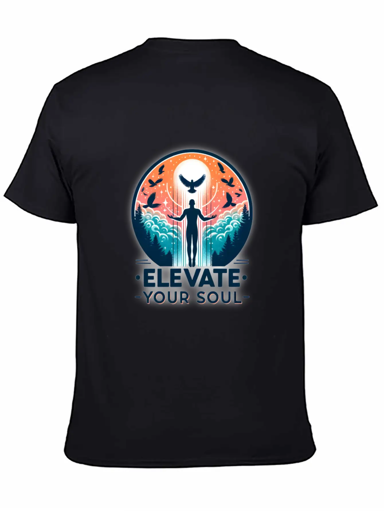 Elevate Your Soul Inspirational Stylish Everyday T-Shirt – Unisex Basic Cotton Tee